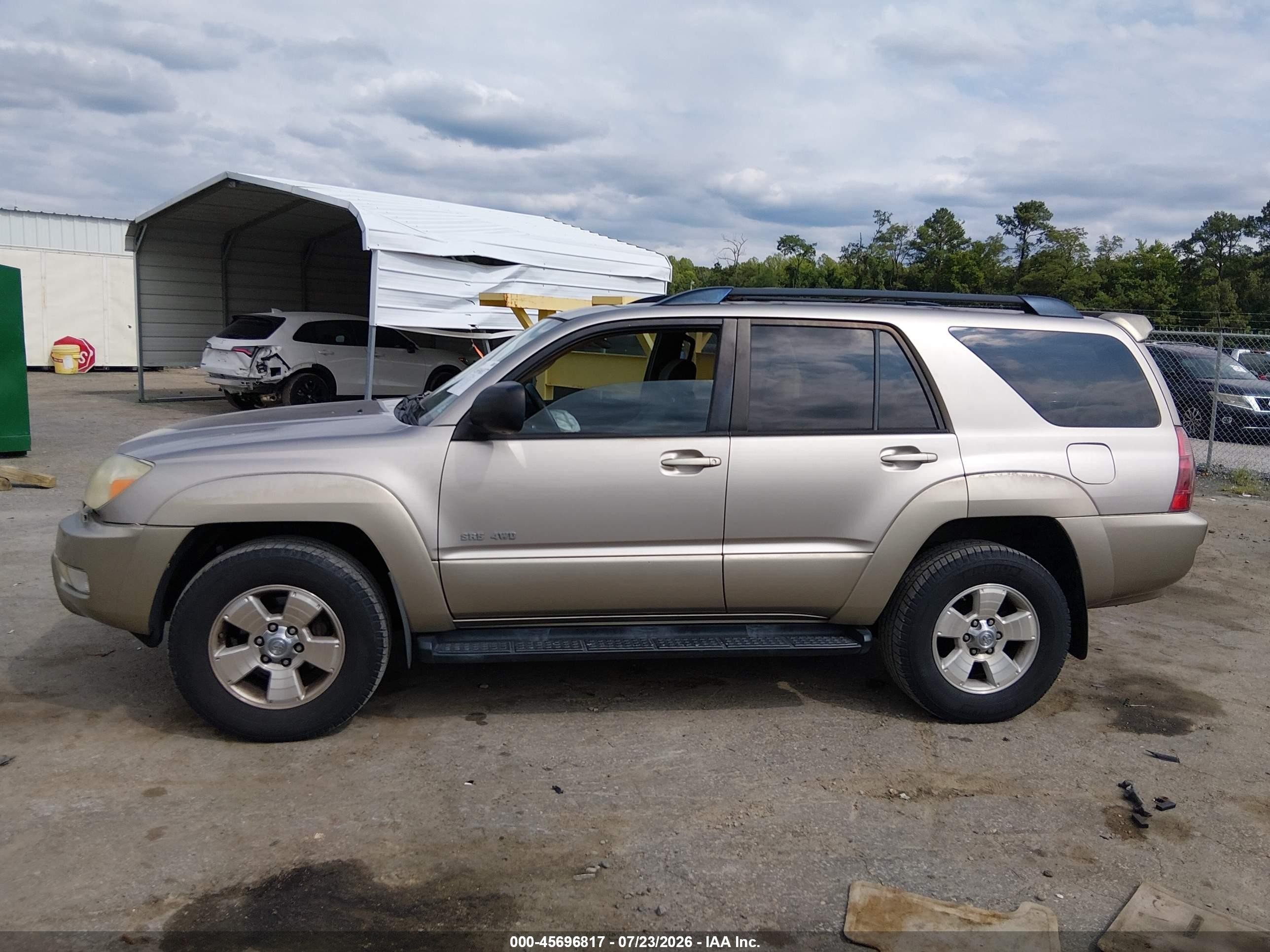 2004 Toyota 4runner Sr5 V6 Золотой vin: JTEBU14R740033431