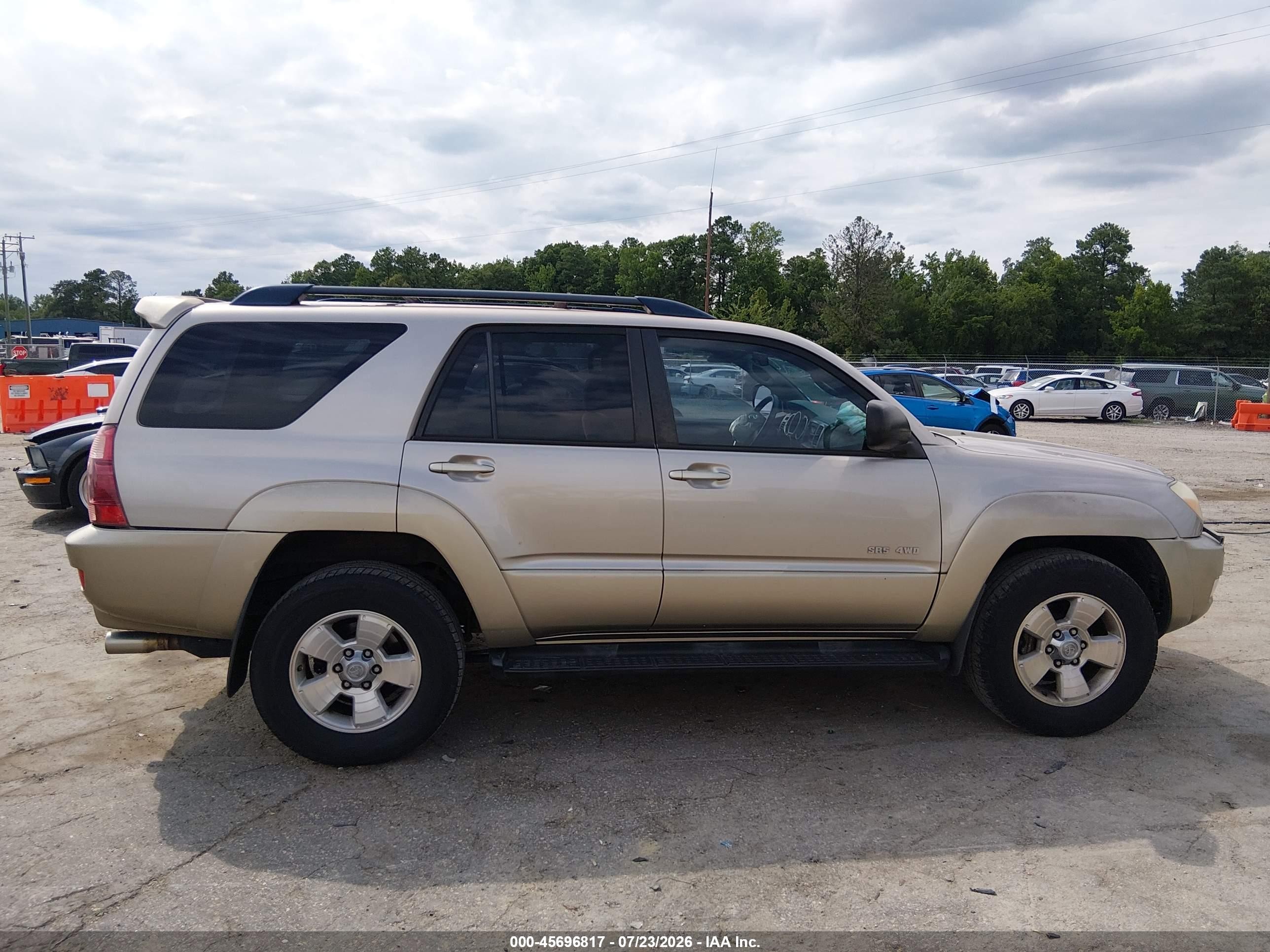 2004 Toyota 4runner Sr5 V6 Золотой vin: JTEBU14R740033431