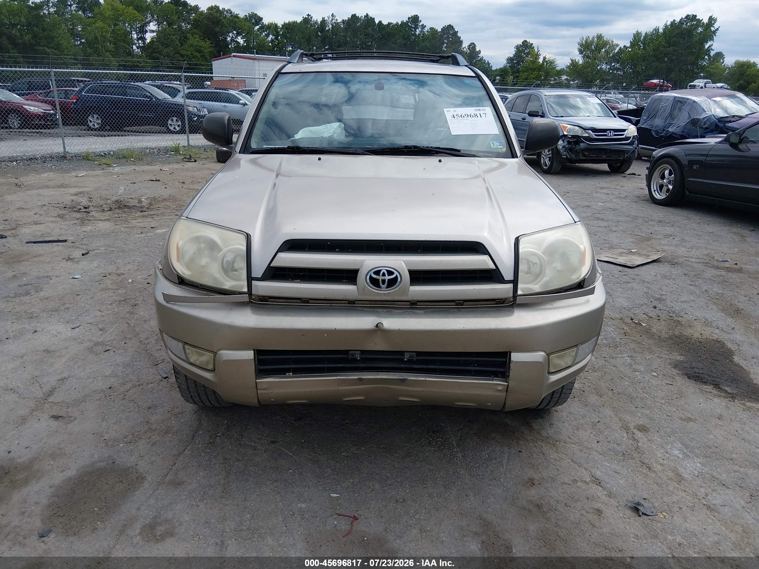 2004 Toyota 4runner Sr5 V6 Золотой vin: JTEBU14R740033431