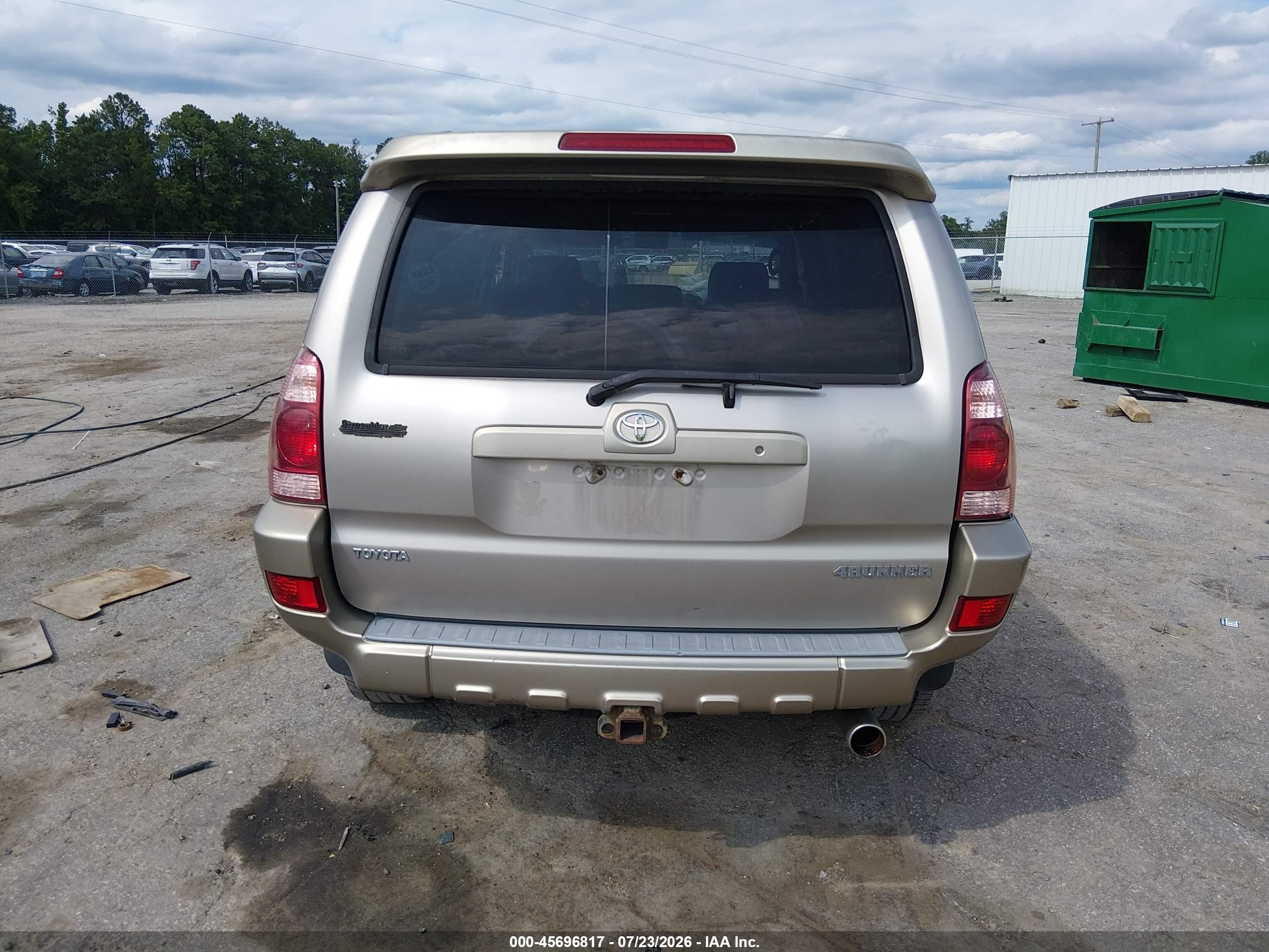 2004 Toyota 4runner Sr5 V6 Золотой vin: JTEBU14R740033431