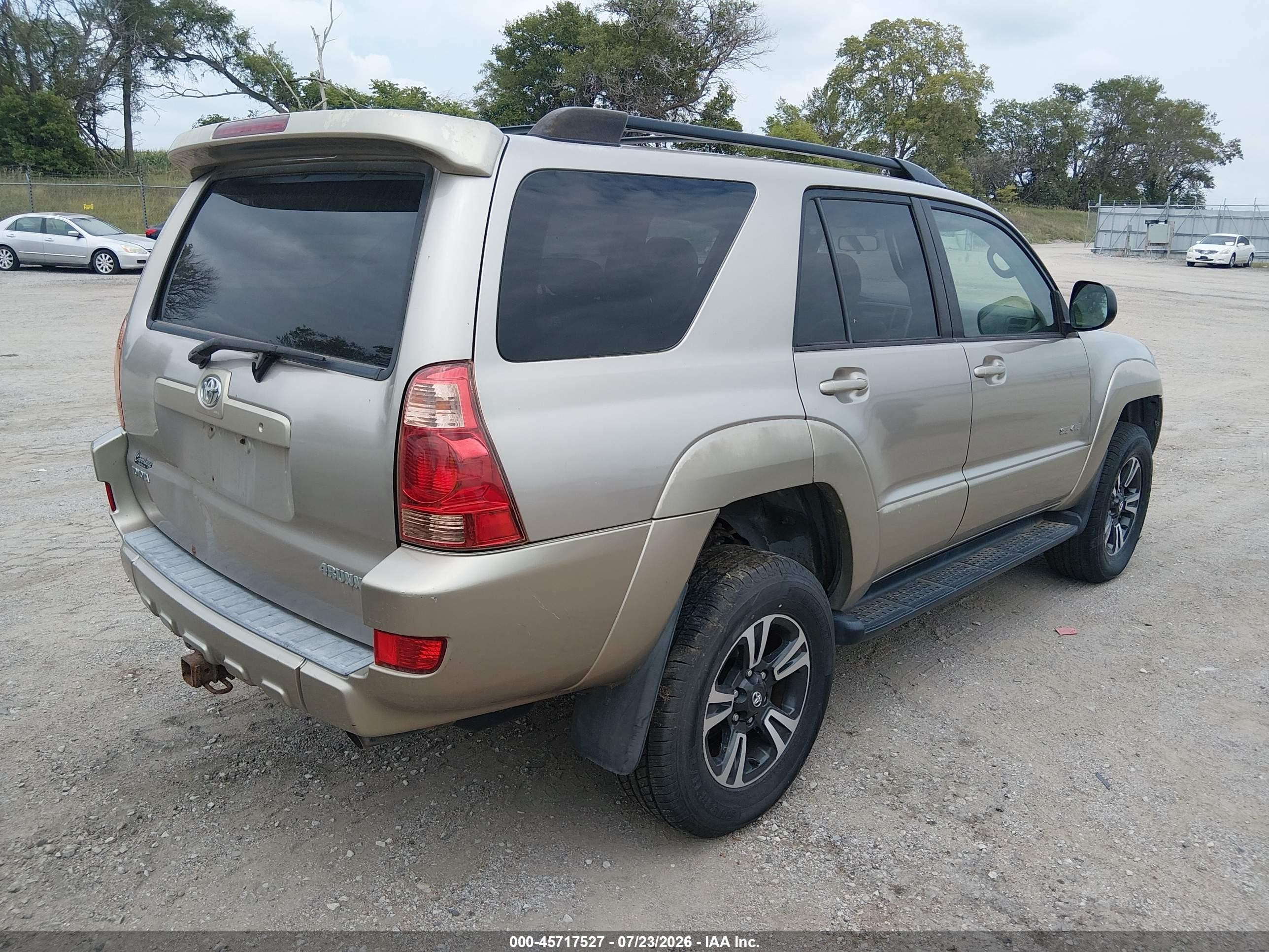 2004 Toyota 4runner Sr5 V6 Beige vin: JTEBU14R740054179