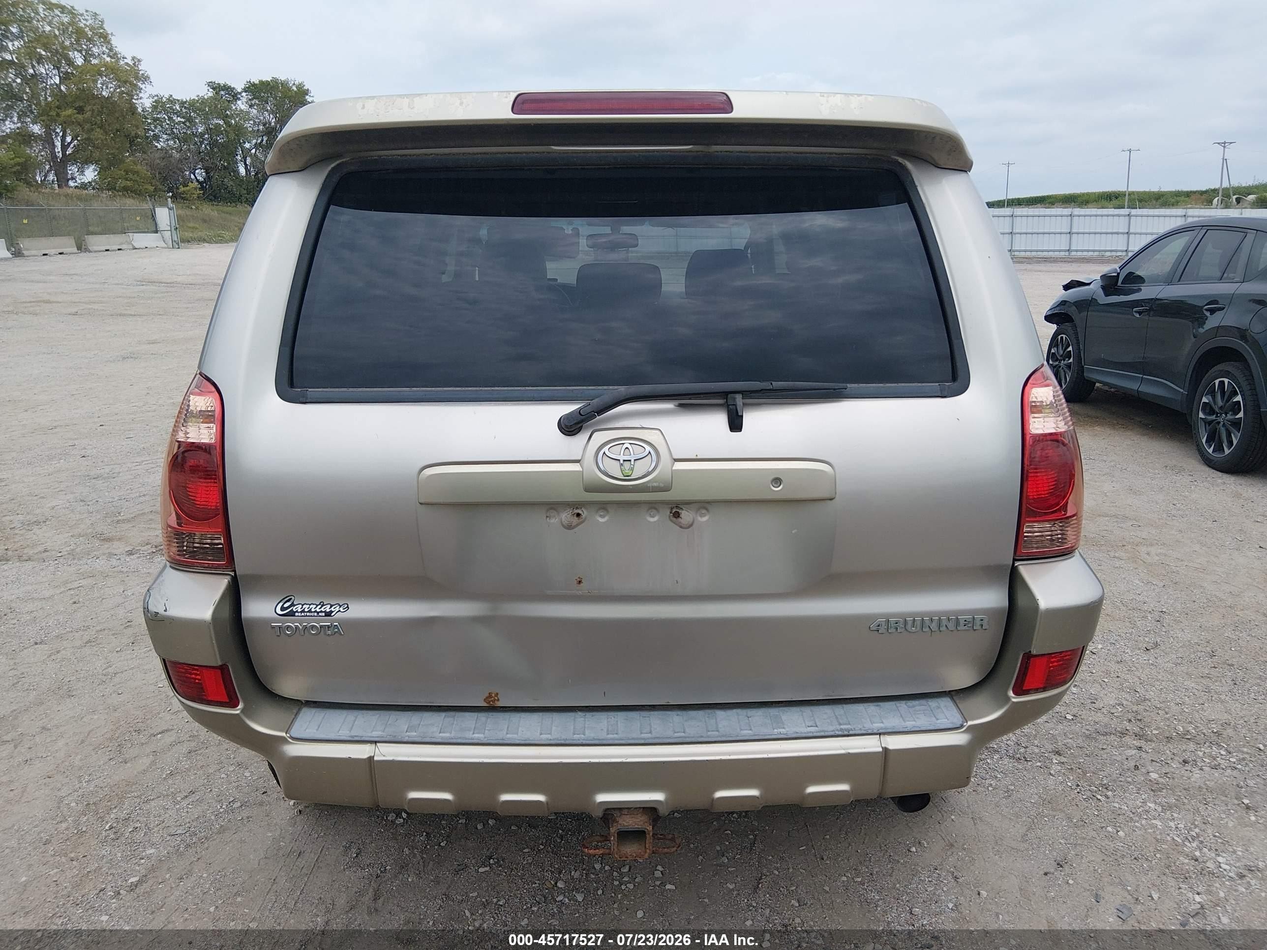 2004 Toyota 4runner Sr5 V6 Beige vin: JTEBU14R740054179