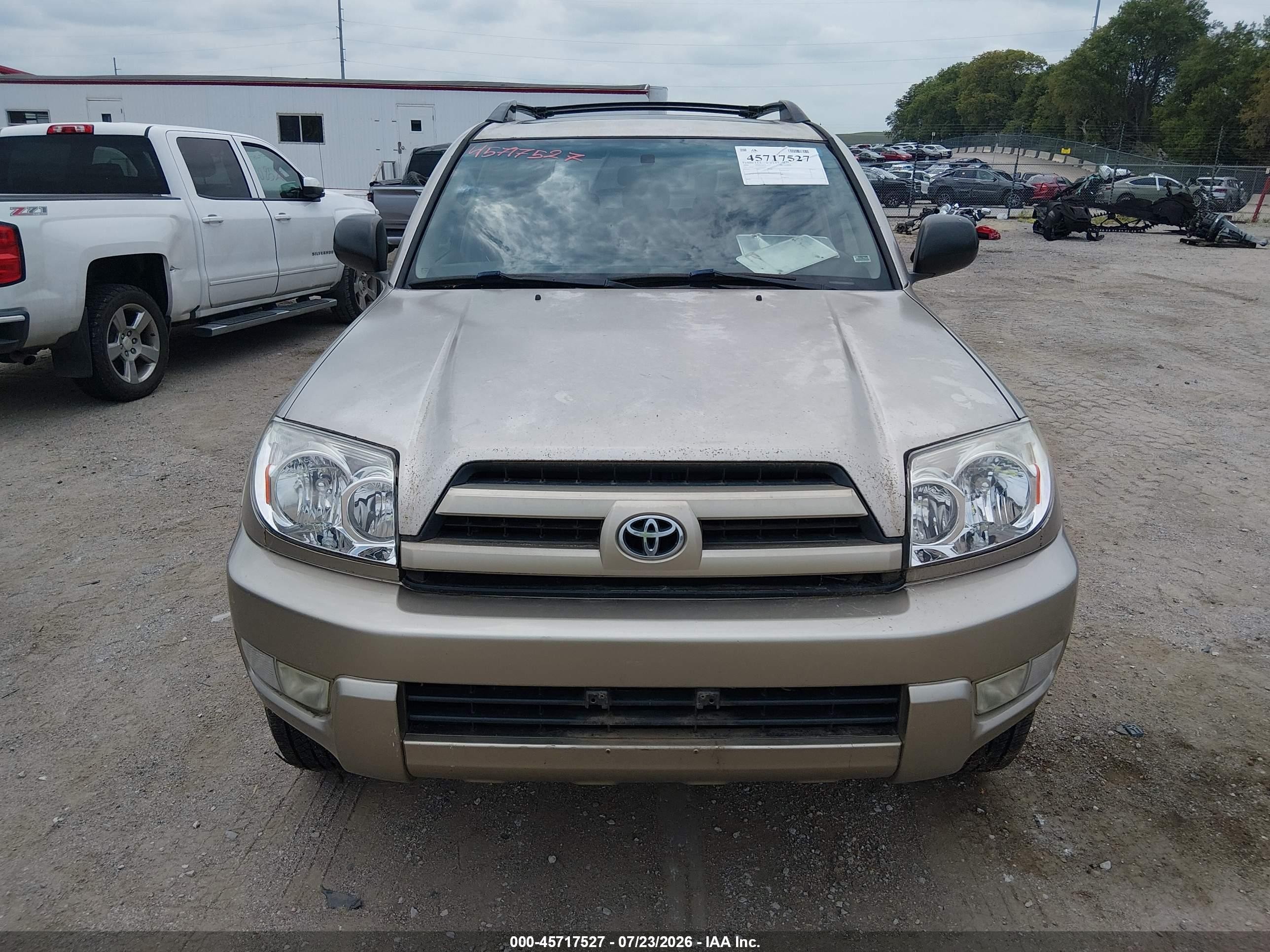 2004 Toyota 4runner Sr5 V6 Beige vin: JTEBU14R740054179