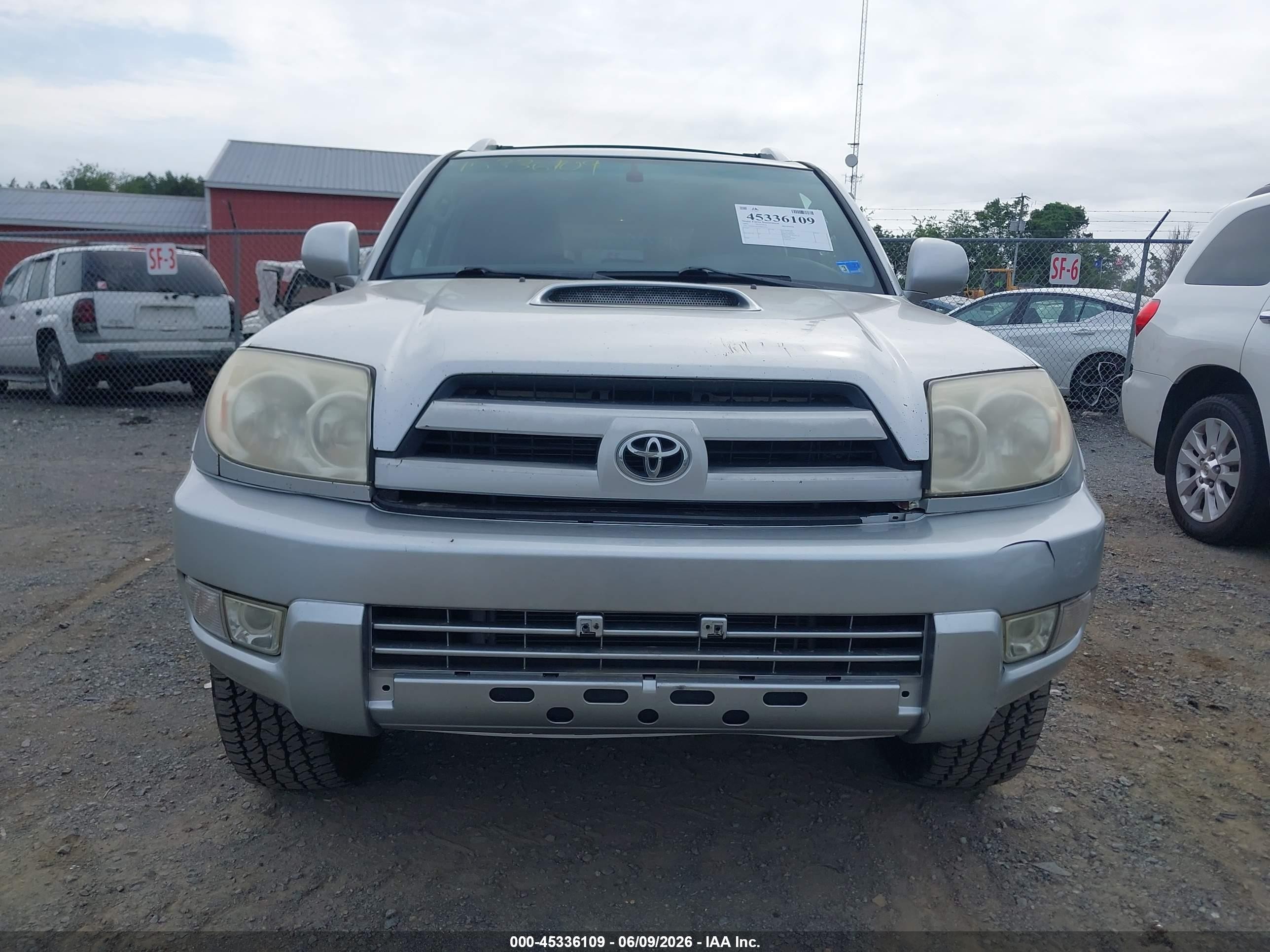 2005 Toyota 4runner Sr5 Sport V6 Silver vin: JTEBU14R750063272