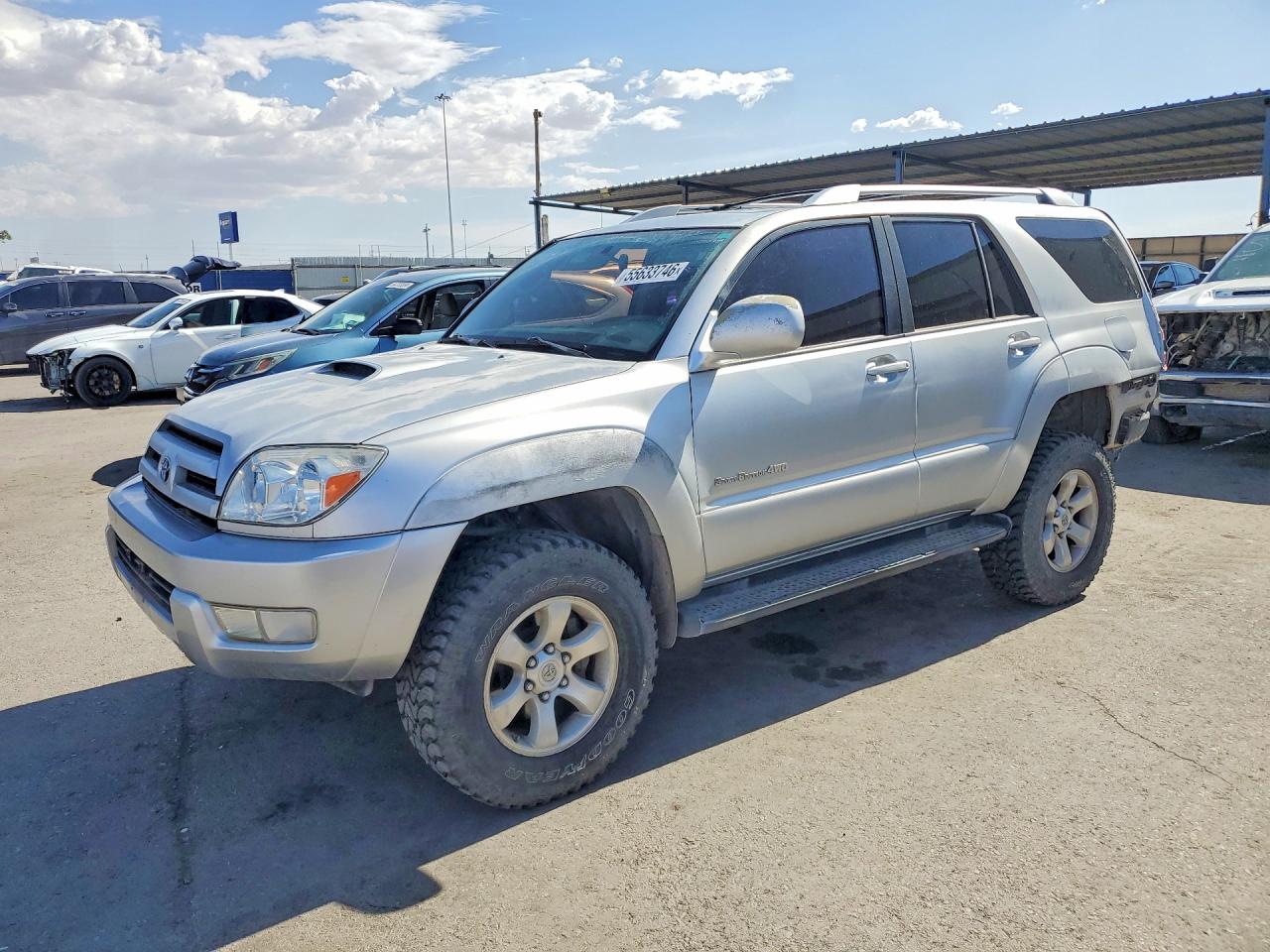 2005 Toyota 4runner Sport Edition Silver vin: JTEBU14R758035120