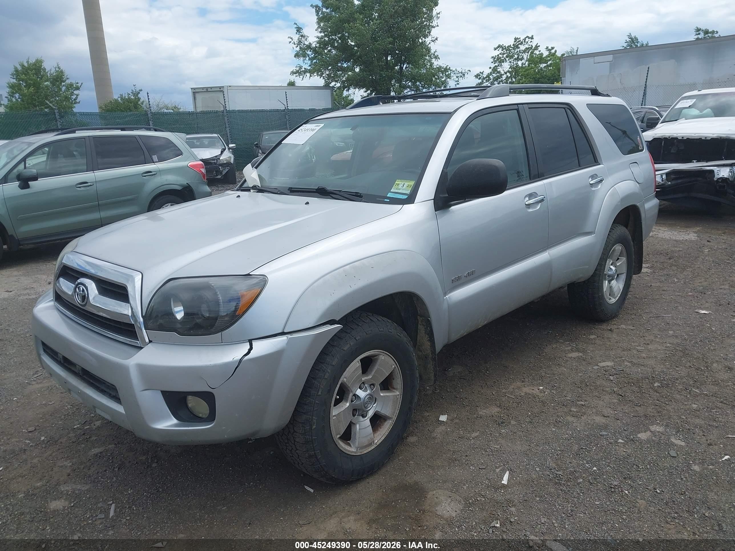 2006 Toyota 4runner Sr5 Серый vin: JTEBU14R760092854