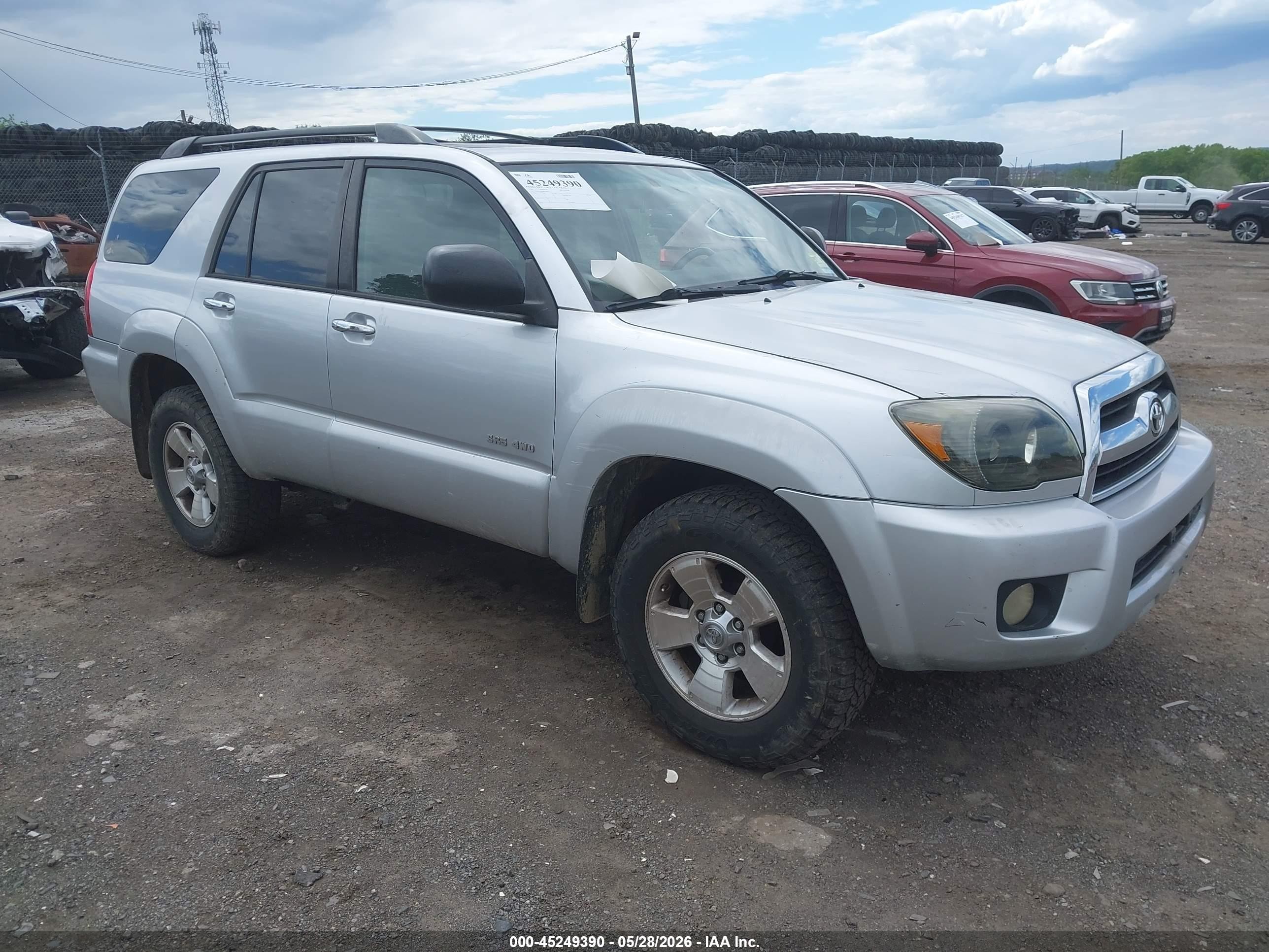 2006 Toyota 4runner Sr5 Серый vin: JTEBU14R760092854