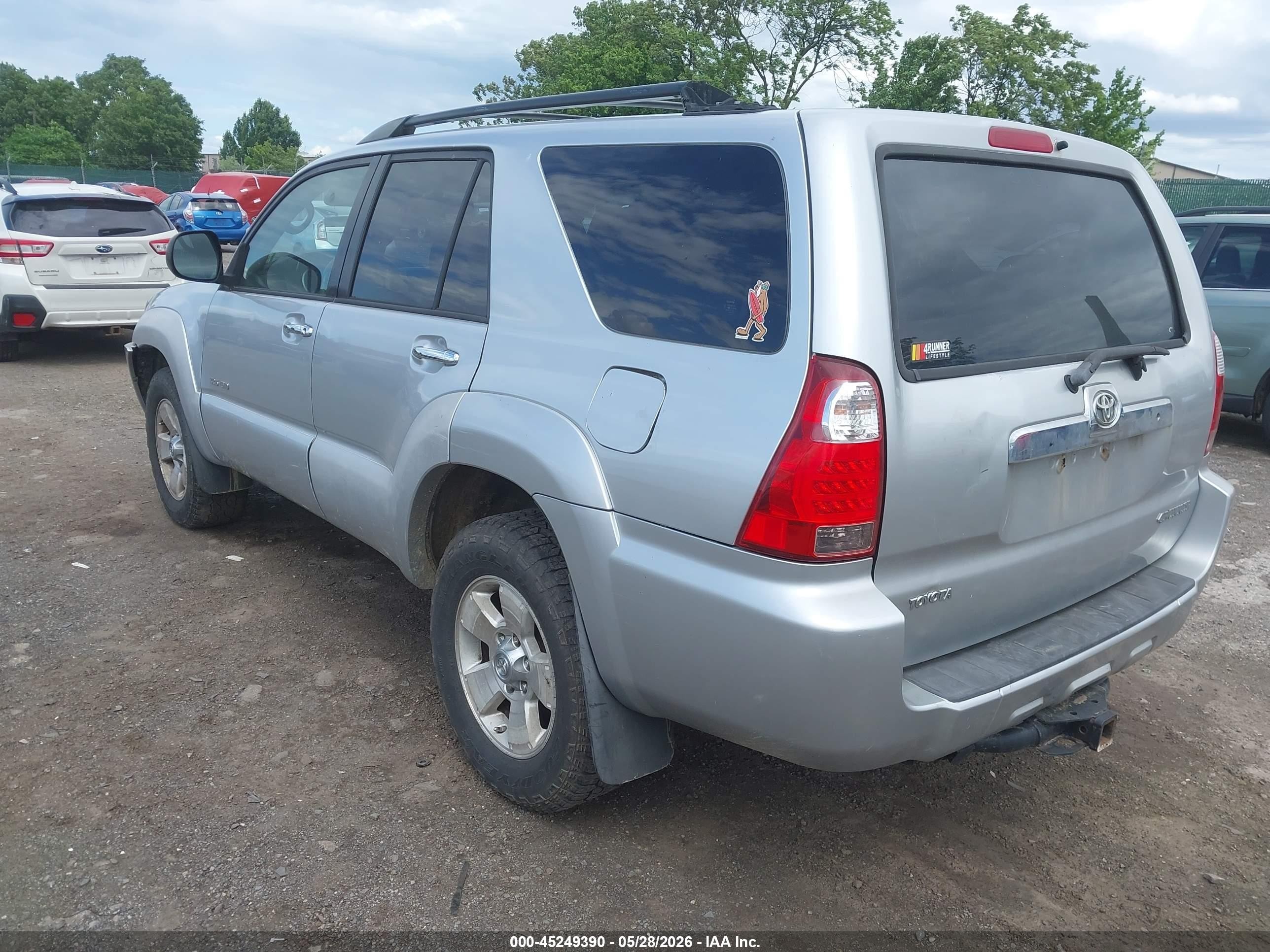 2006 Toyota 4runner Sr5 Серый vin: JTEBU14R760092854