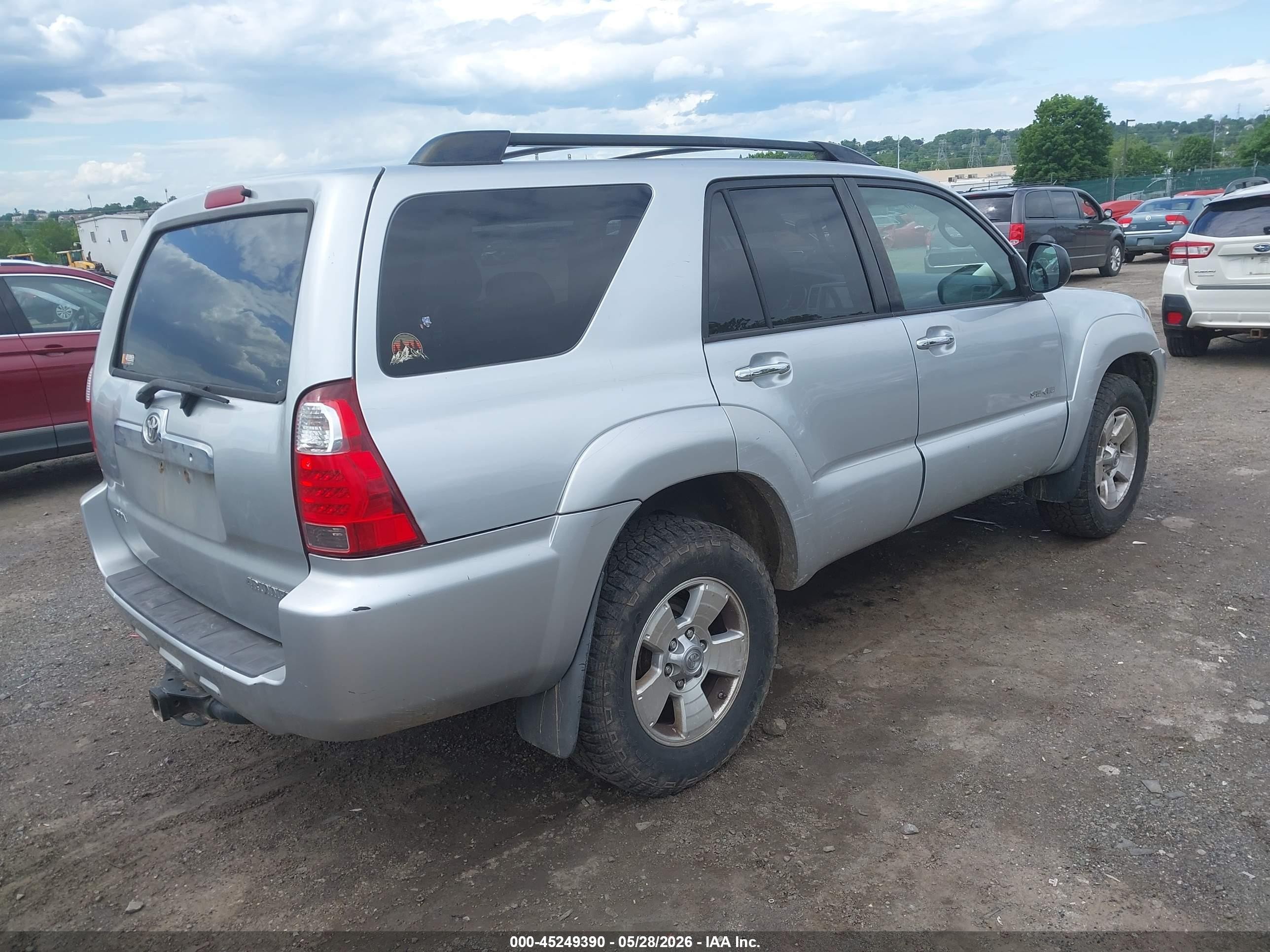 2006 Toyota 4runner Sr5 Серый vin: JTEBU14R760092854