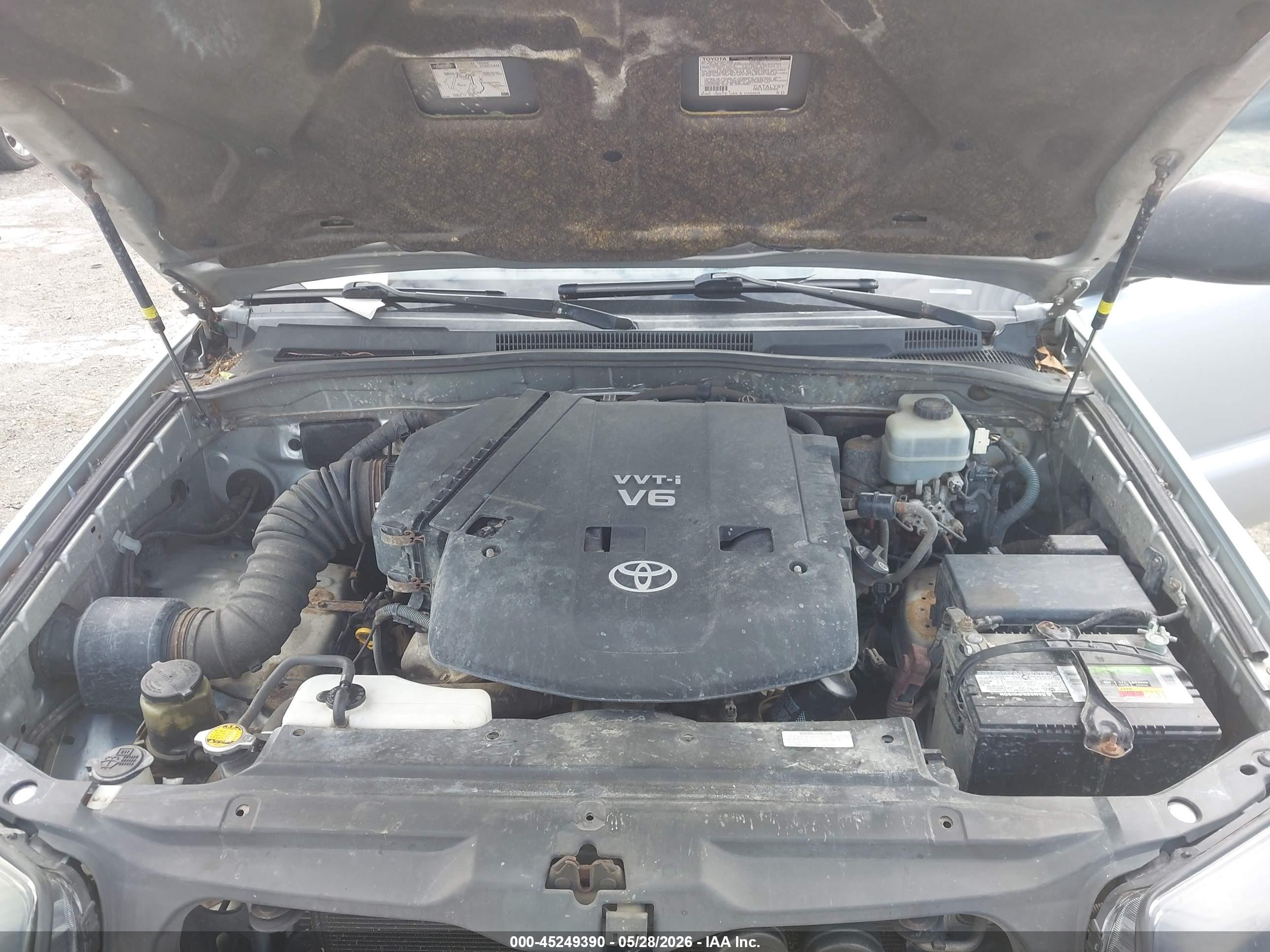 2006 Toyota 4runner Sr5 Серый vin: JTEBU14R760092854