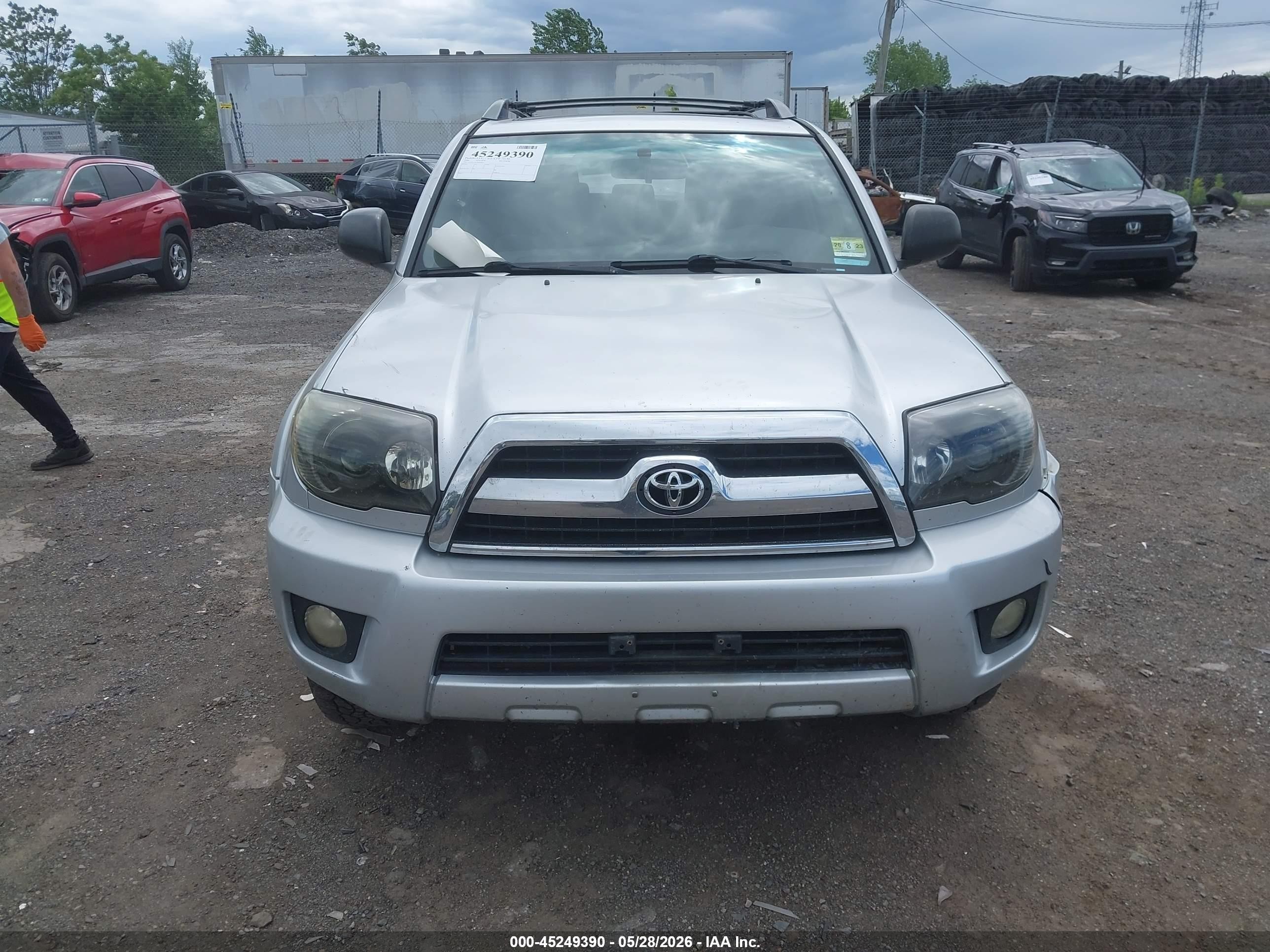 2006 Toyota 4runner Sr5 Серый vin: JTEBU14R760092854