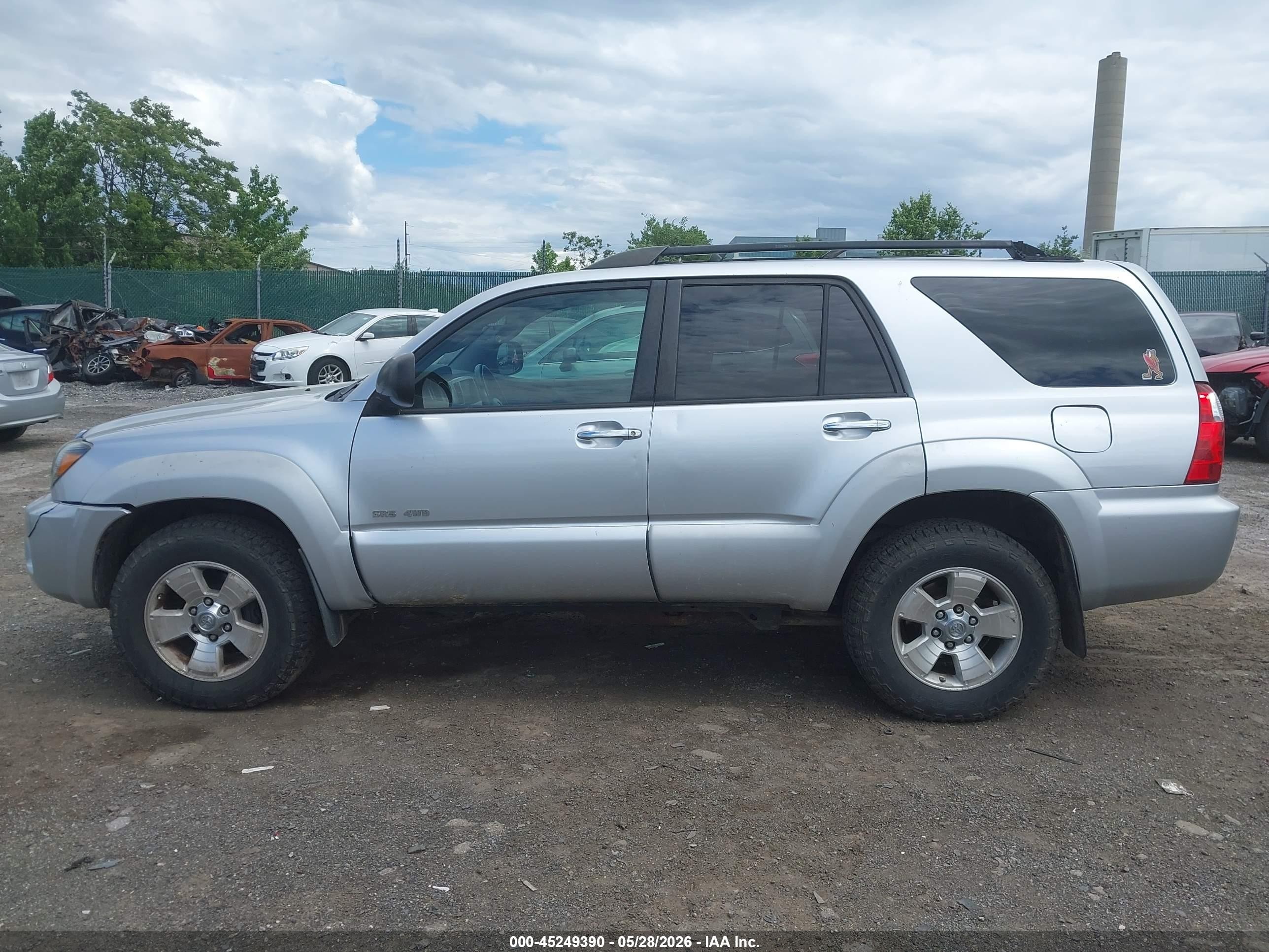 2006 Toyota 4runner Sr5 Серый vin: JTEBU14R760092854