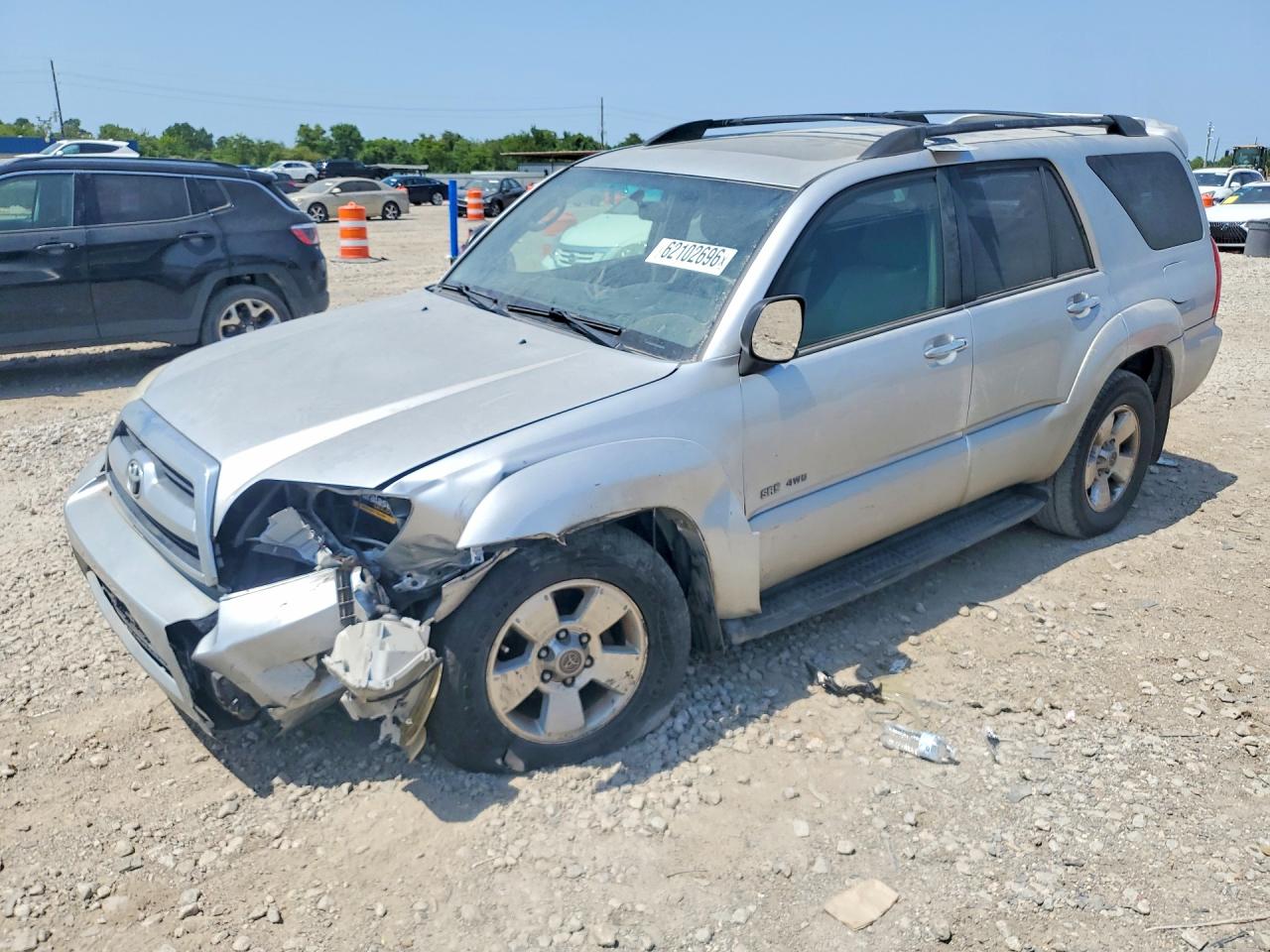 2006 Toyota 4runner Silver vin: JTEBU14R760103108