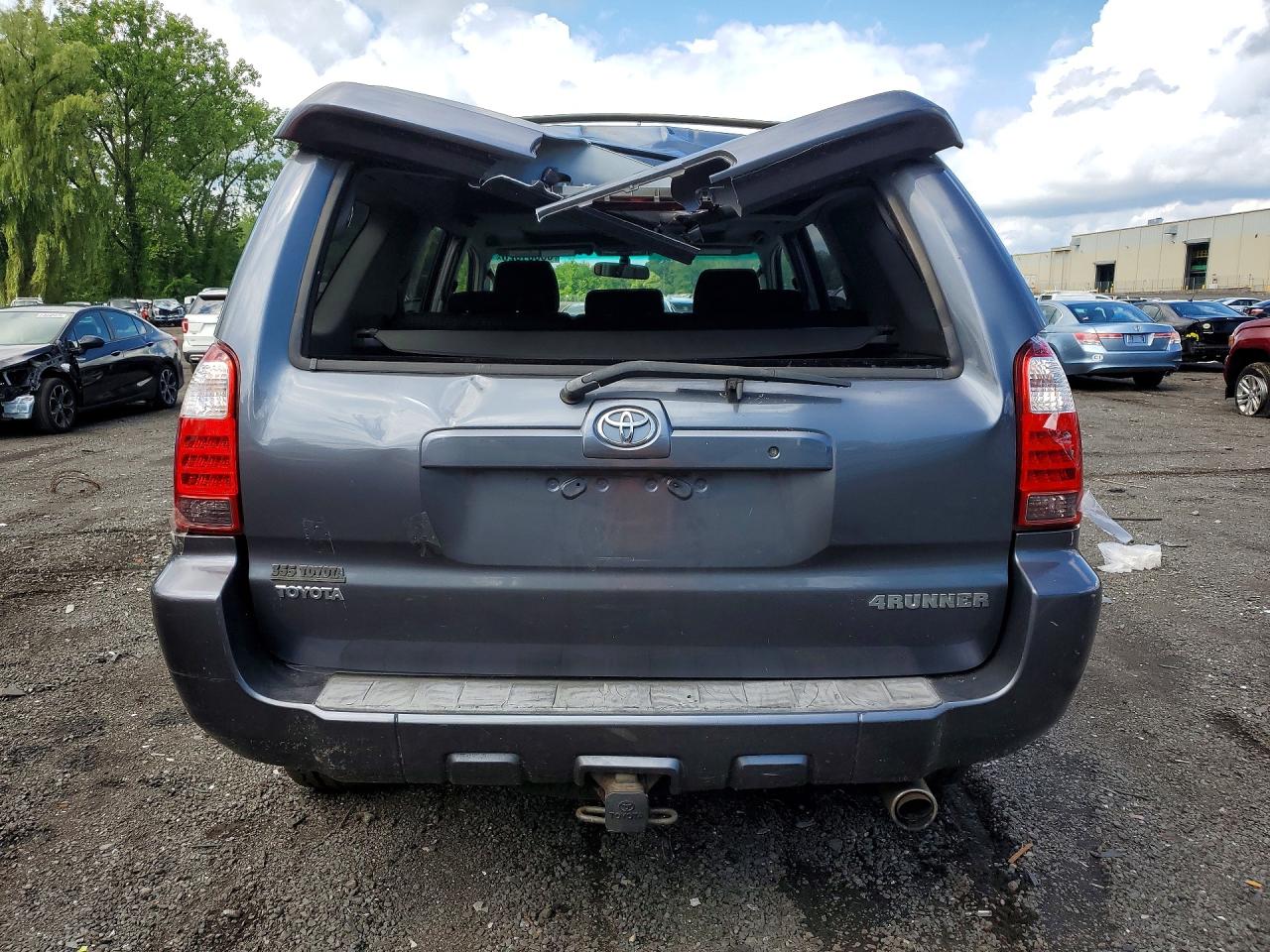 2006 Toyota 4runner Sport Edition Gray vin: JTEBU14R760104503