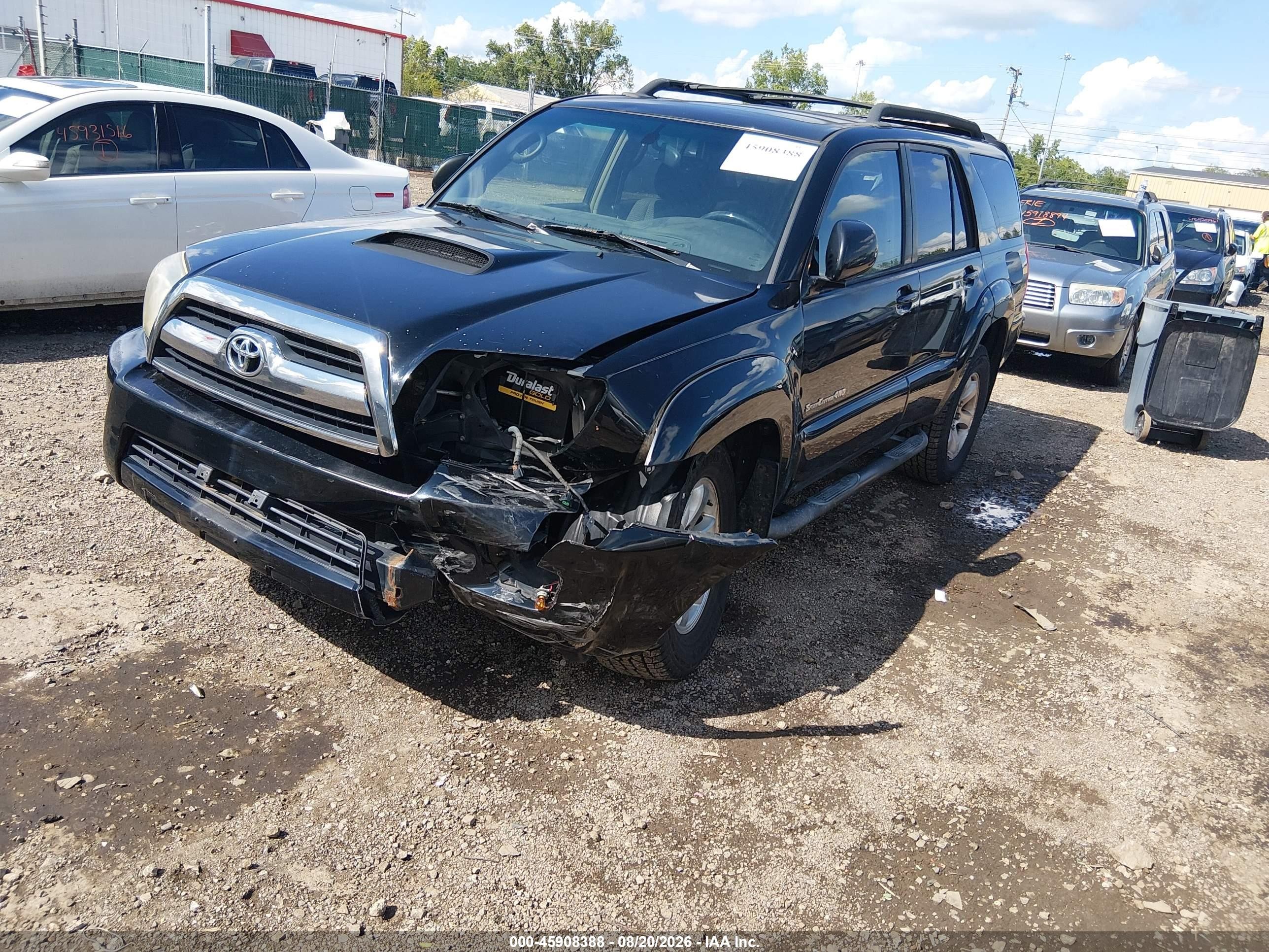 2006 Toyota 4runner Sr5 Sport V6 Черный vin: JTEBU14R768053246