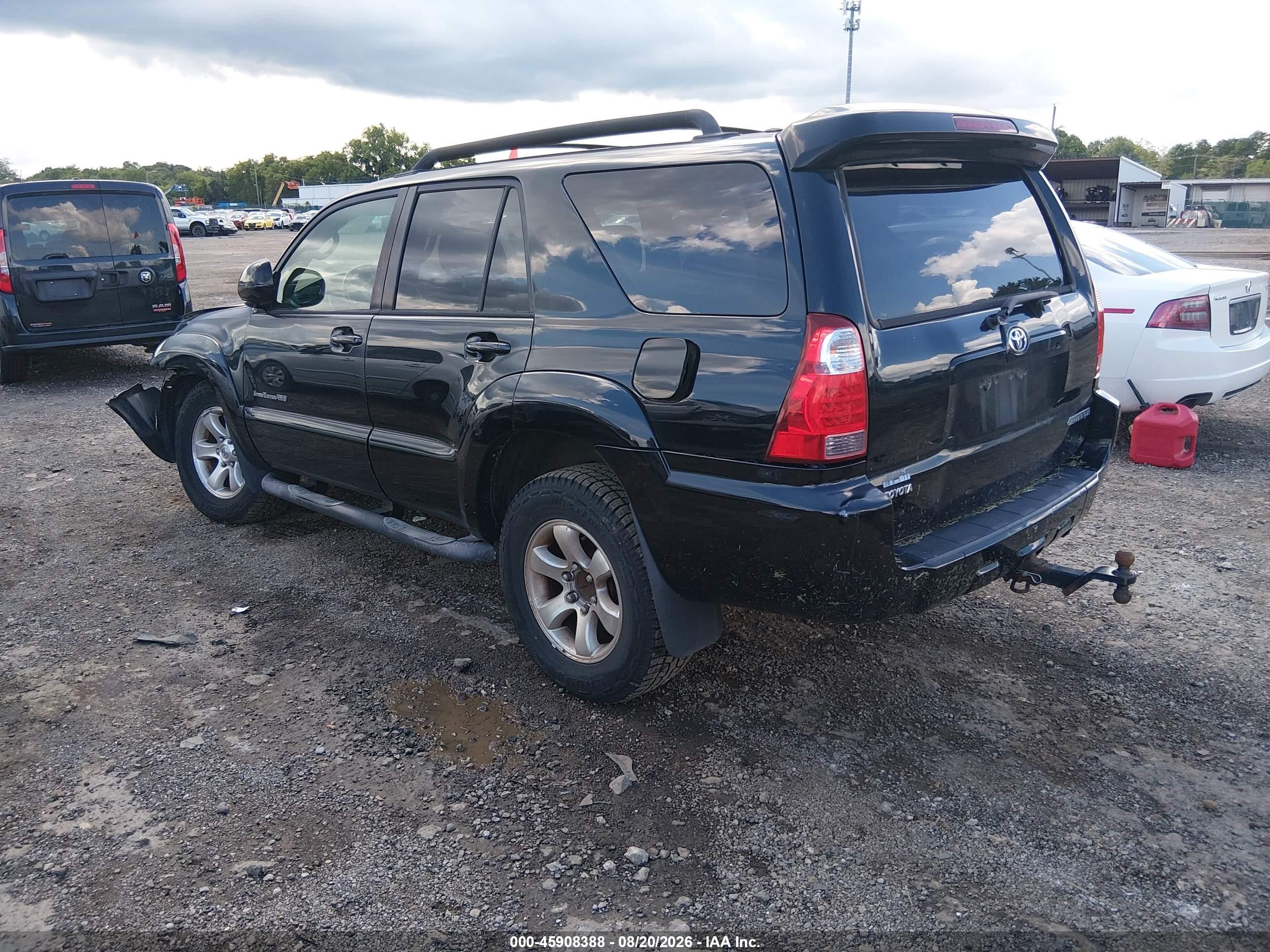 2006 Toyota 4runner Sr5 Sport V6 Черный vin: JTEBU14R768053246