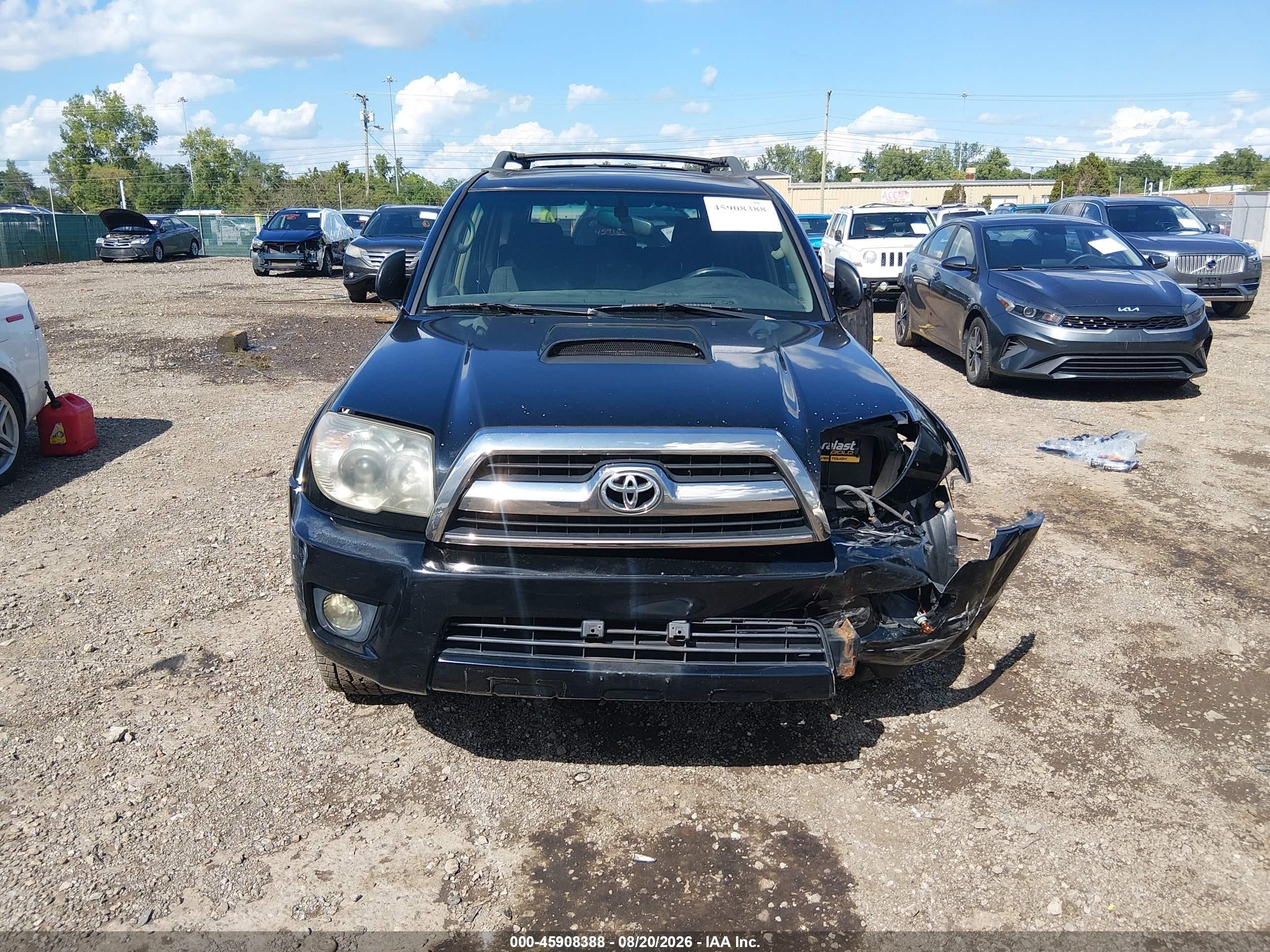 2006 Toyota 4runner Sr5 Sport V6 Черный vin: JTEBU14R768053246
