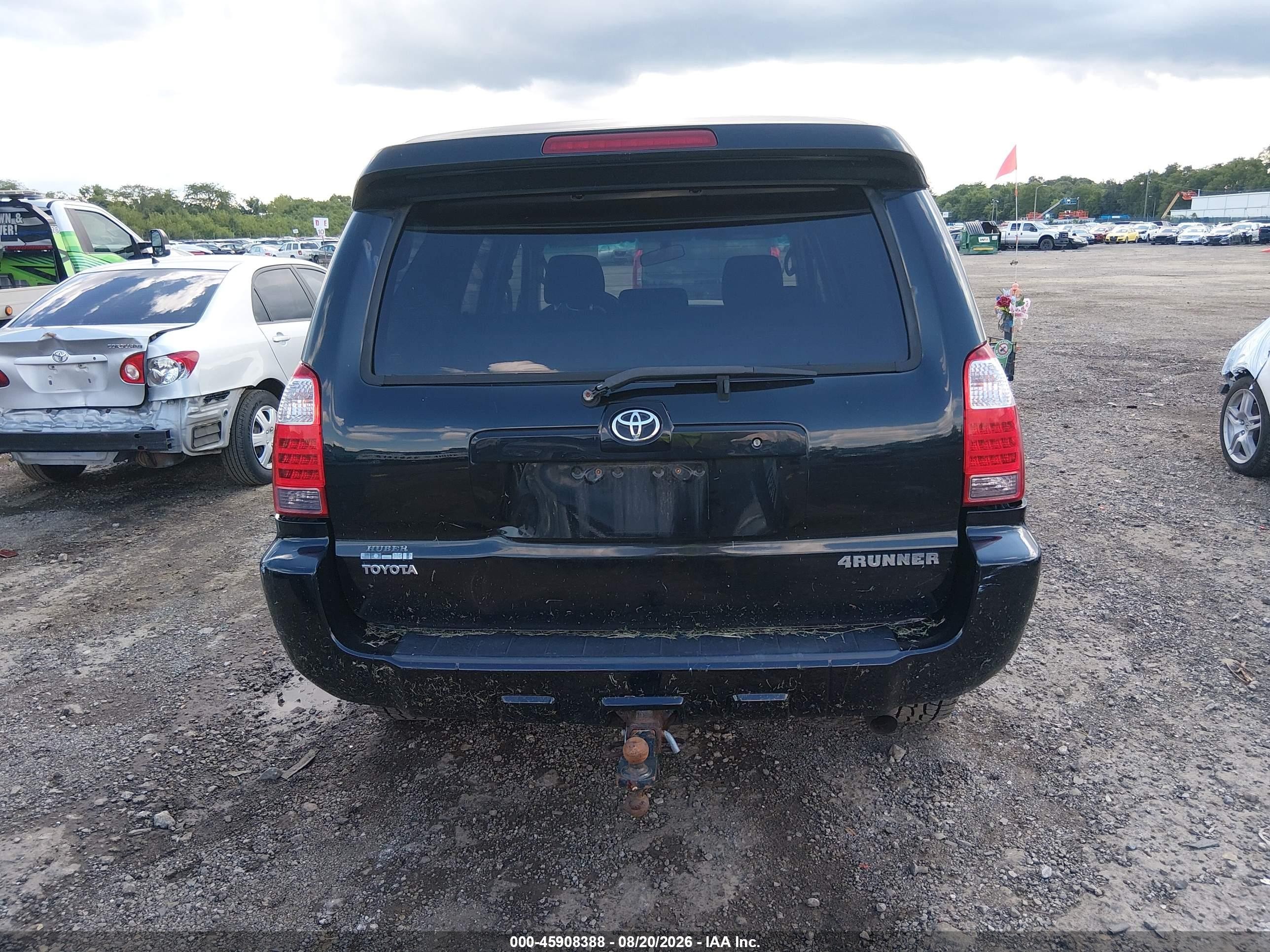 2006 Toyota 4runner Sr5 Sport V6 Черный vin: JTEBU14R768053246