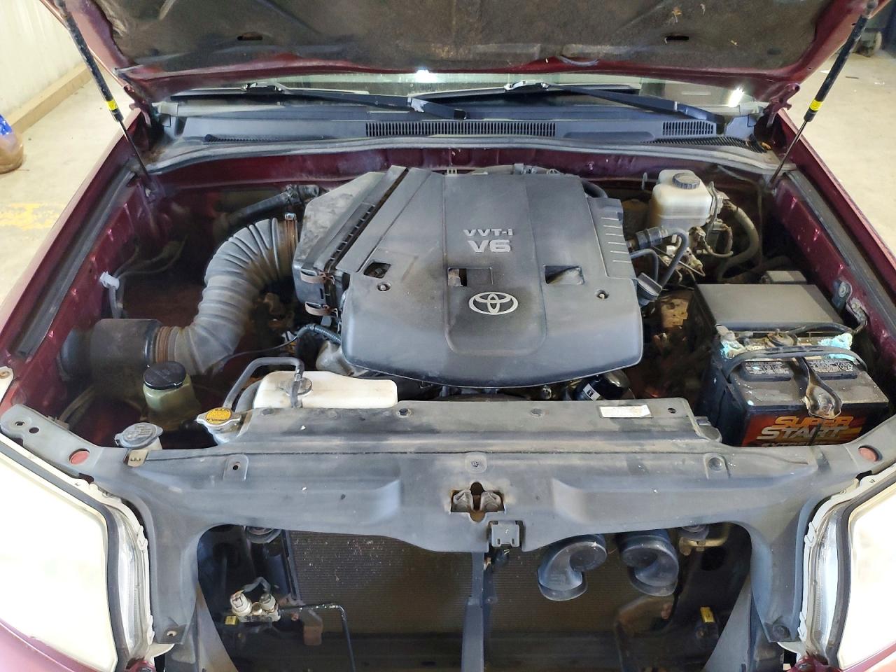 2006 Toyota 4runner Sr5 Red vin: JTEBU14R768064022