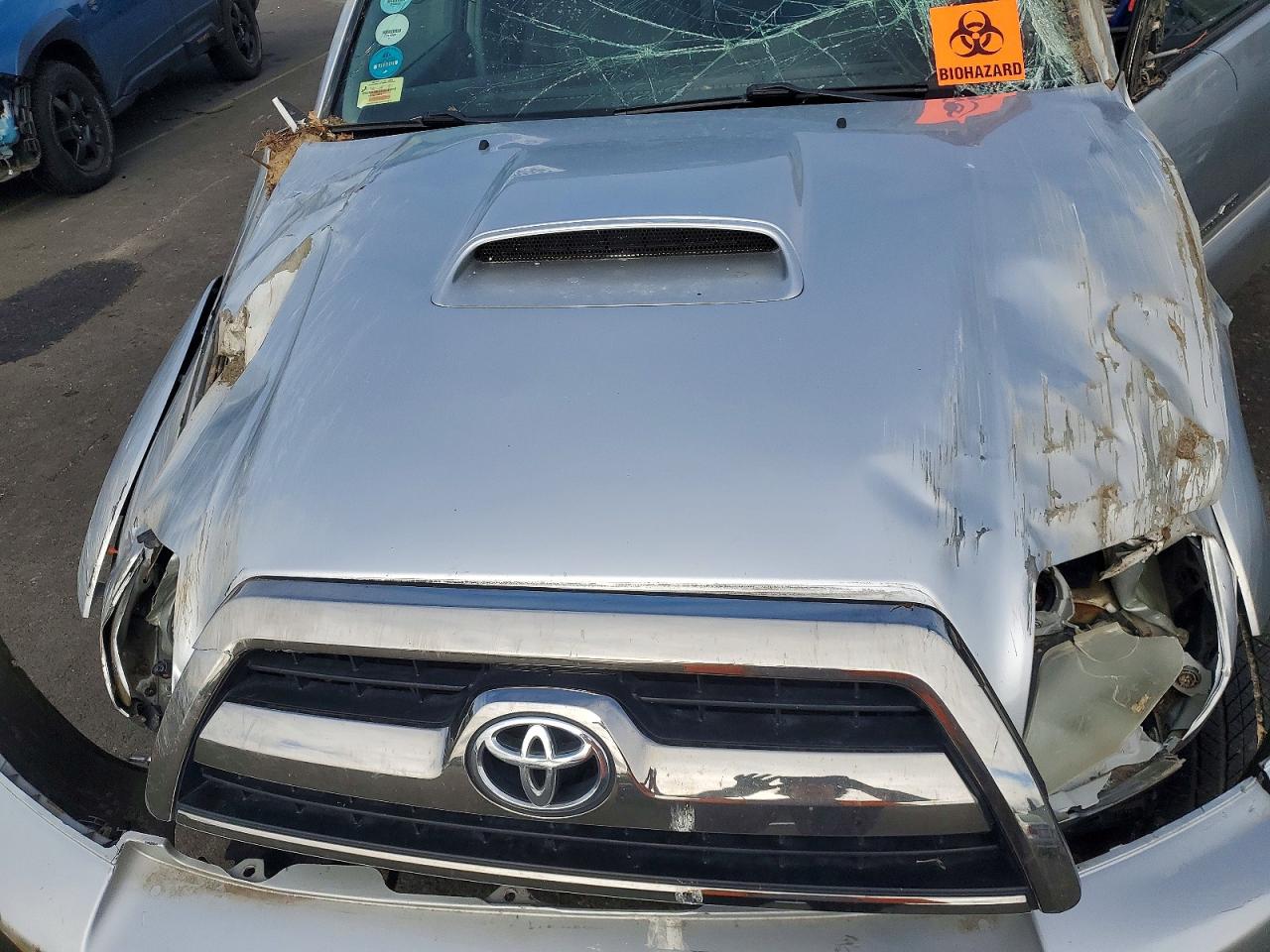 2006 Toyota 4runner Sport Edition Silver vin: JTEBU14R768067356
