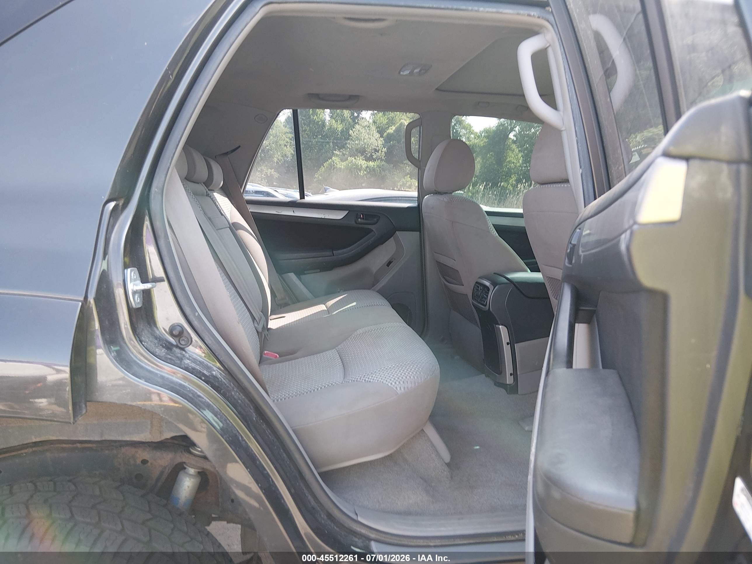 2007 Toyota 4runner Sr5 V6 Black vin: JTEBU14R770124042