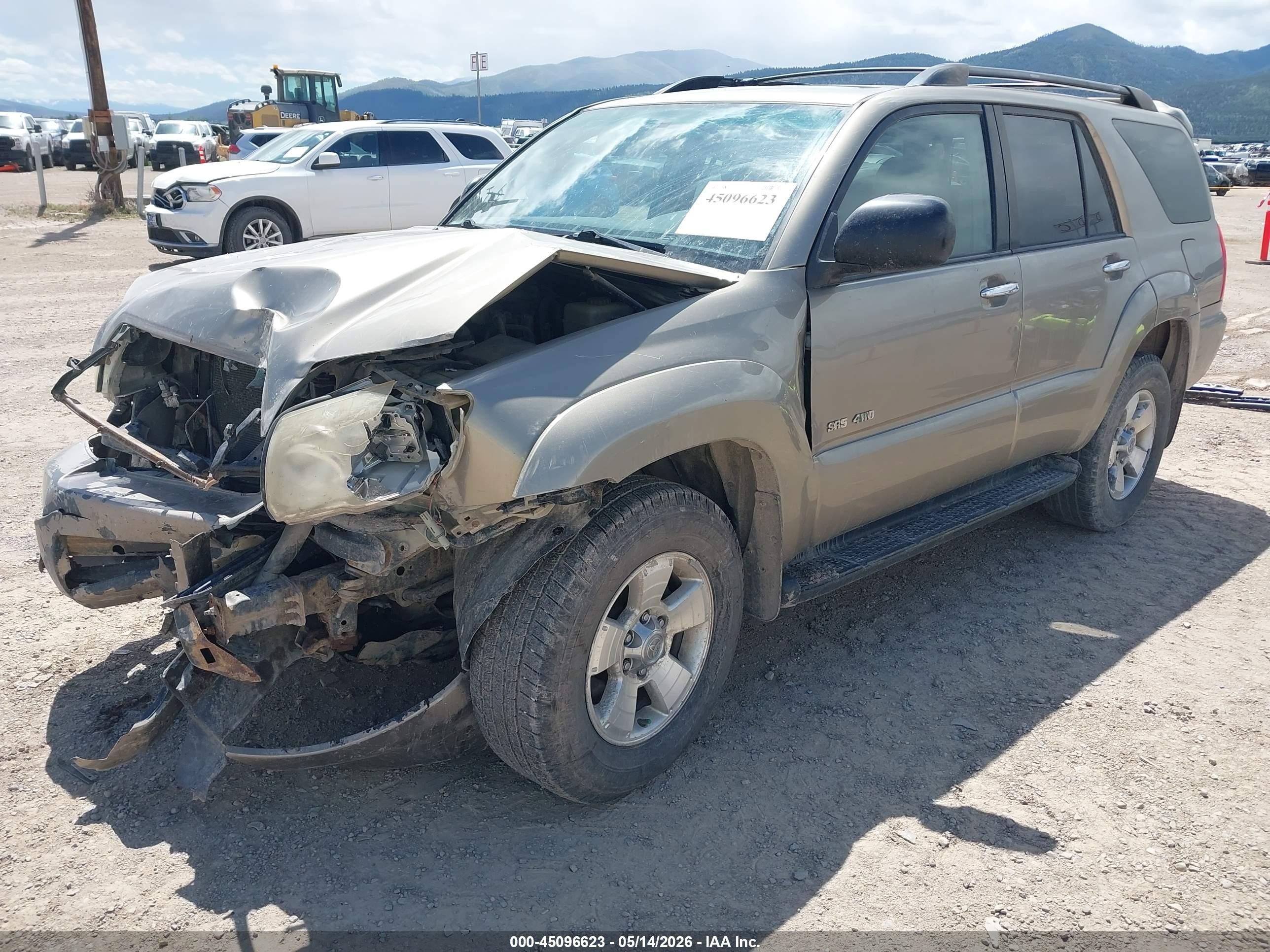 2007 Toyota 4runner Sr5 V6 Silver vin: JTEBU14R770127619