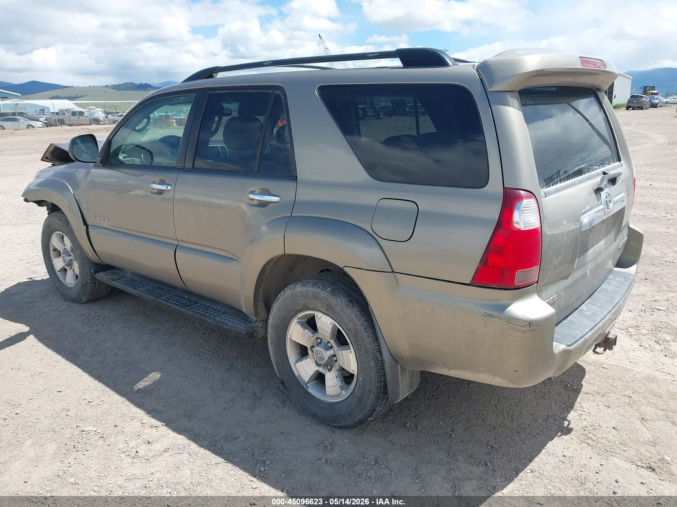 2007 Toyota 4runner Sr5 V6 Silver vin: JTEBU14R770127619