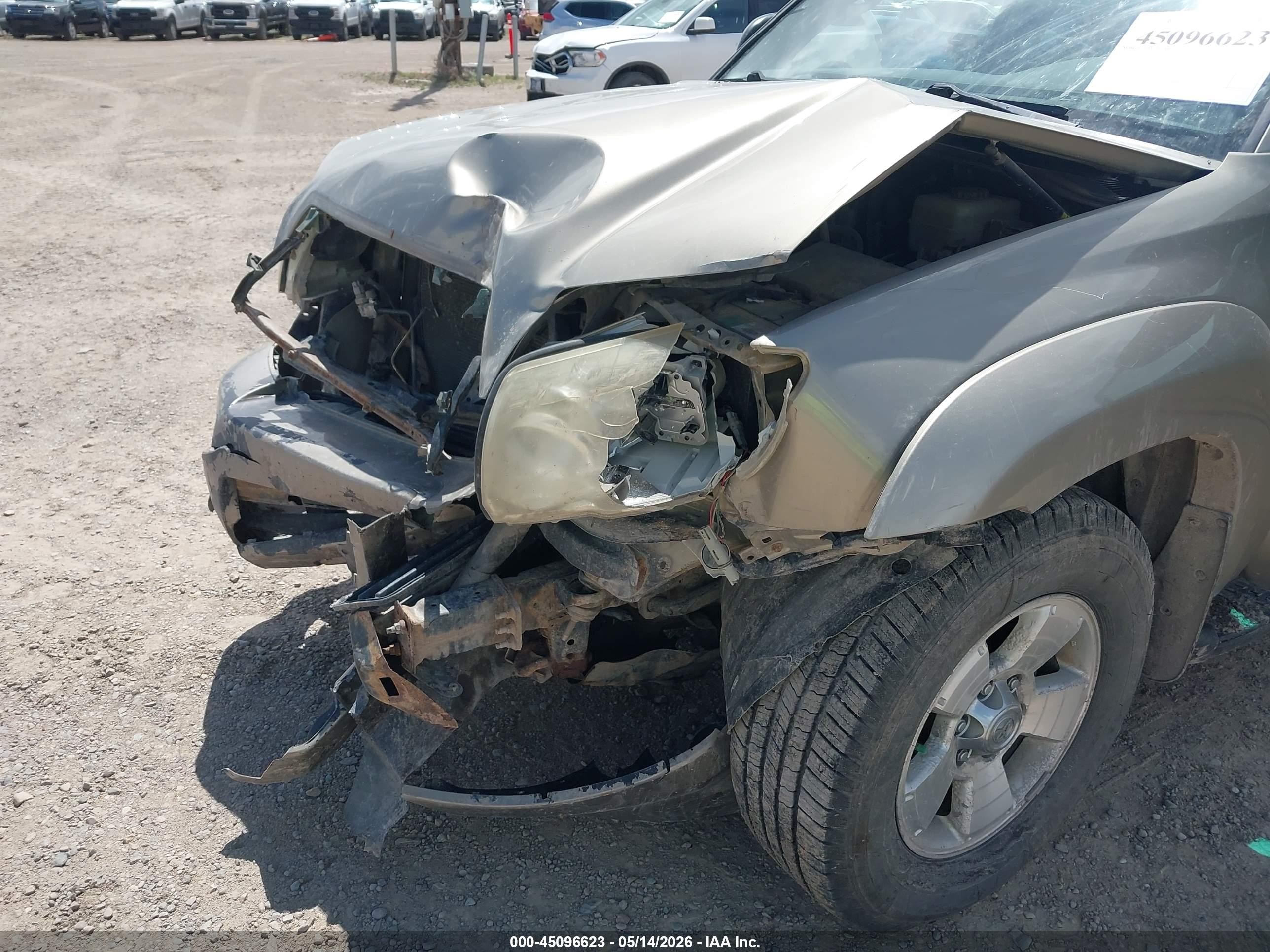 2007 Toyota 4runner Sr5 V6 Silver vin: JTEBU14R770127619