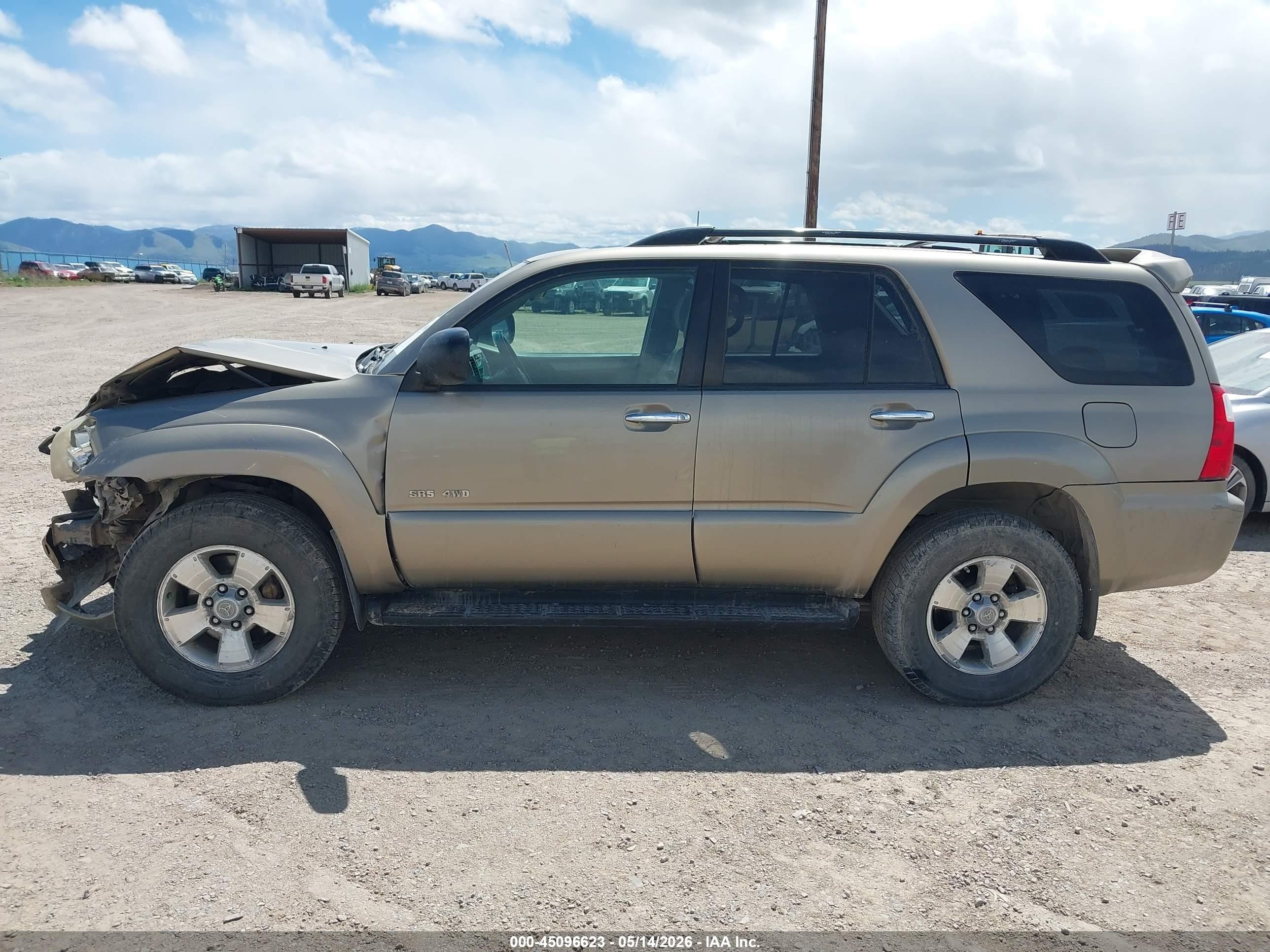 2007 Toyota 4runner Sr5 V6 Silver vin: JTEBU14R770127619