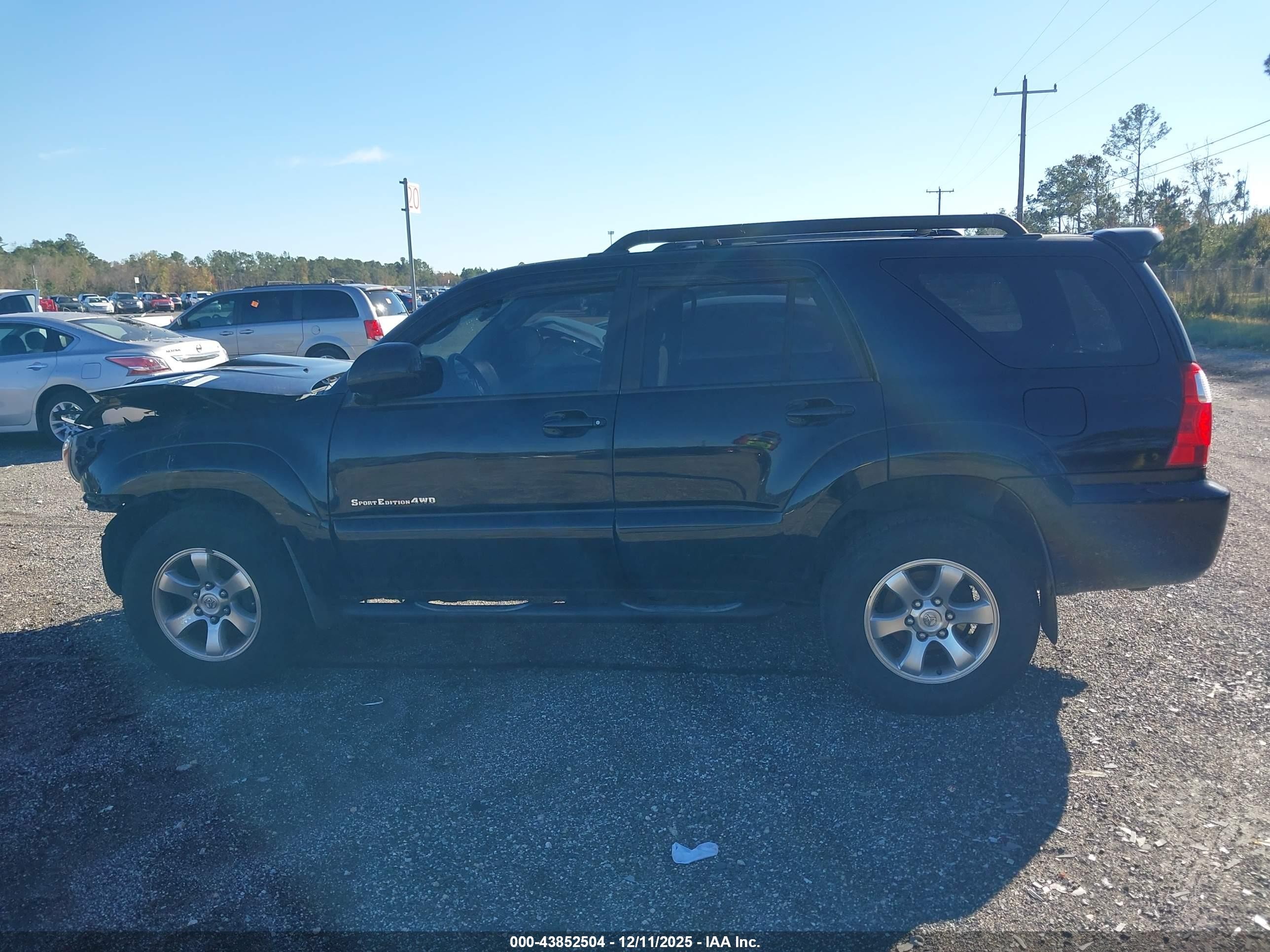 2007 Toyota 4runner Sport V6 Черный vin: JTEBU14R778087320