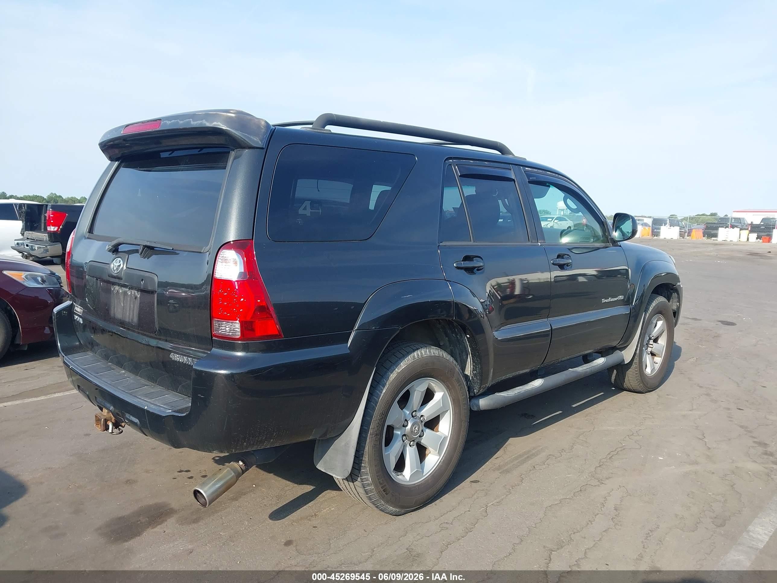 2007 Toyota 4runner Sport V6 Gray vin: JTEBU14R778087981