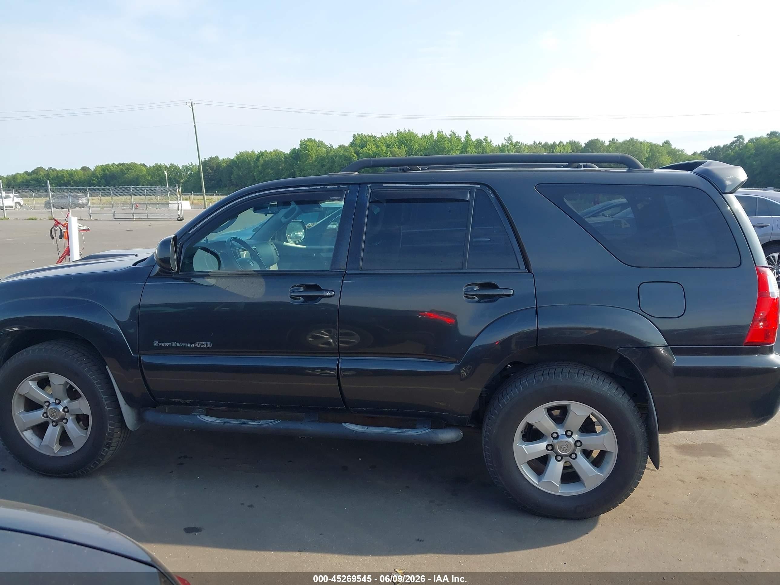 2007 Toyota 4runner Sport V6 Gray vin: JTEBU14R778087981