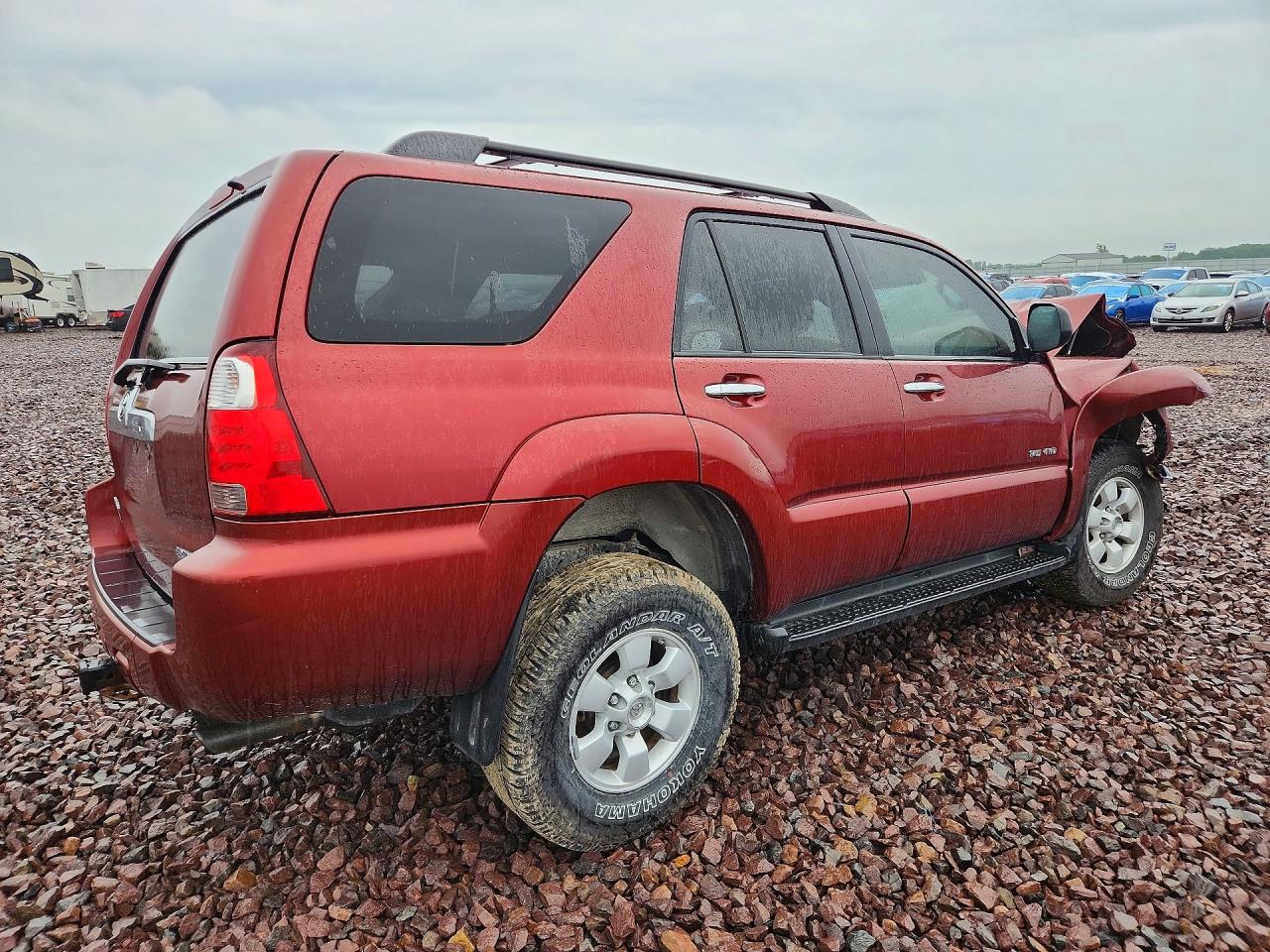 2007 Toyota 4runner Sr5 Maroon vin: JTEBU14R778095451