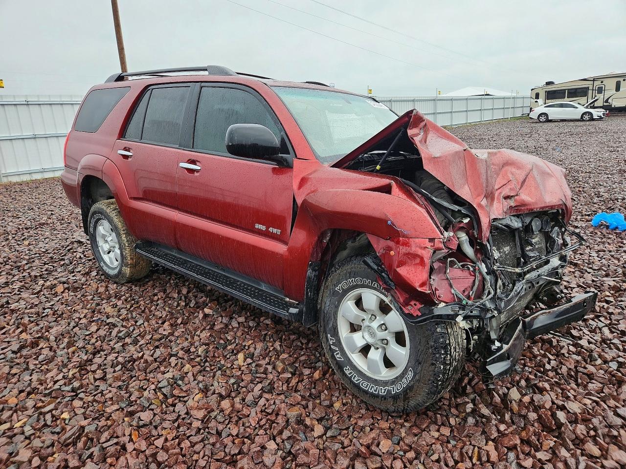 2007 Toyota 4runner Sr5 Maroon vin: JTEBU14R778095451