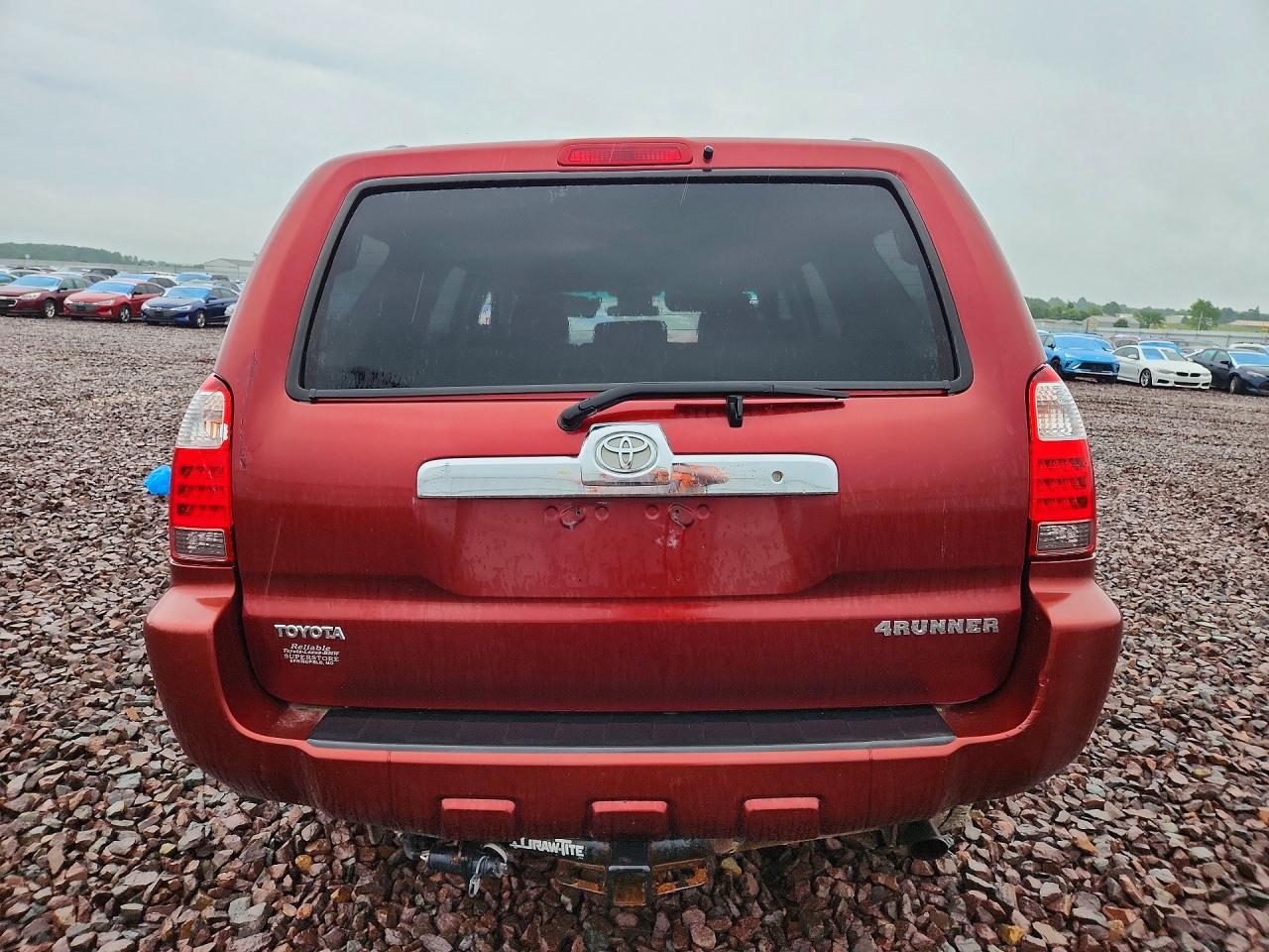 2007 Toyota 4runner Sr5 Maroon vin: JTEBU14R778095451