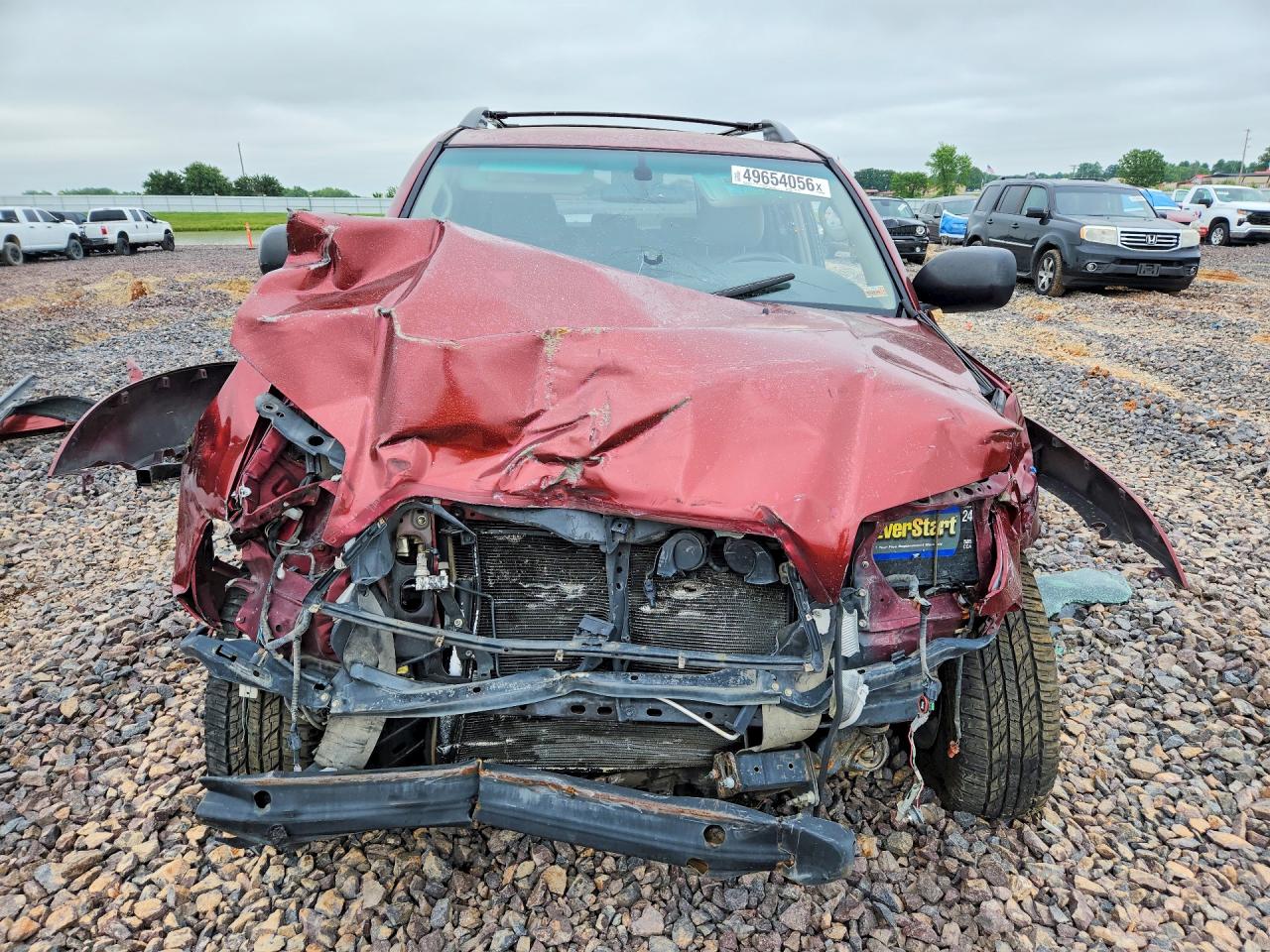 2007 Toyota 4runner Sr5 Red vin: JTEBU14R778095451