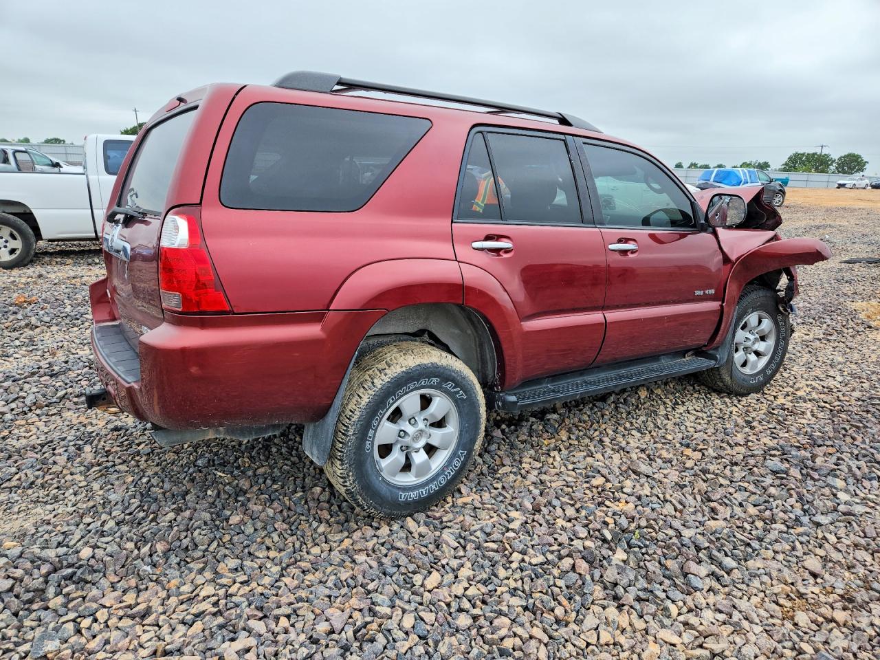 2007 Toyota 4runner Sr5 Red vin: JTEBU14R778095451