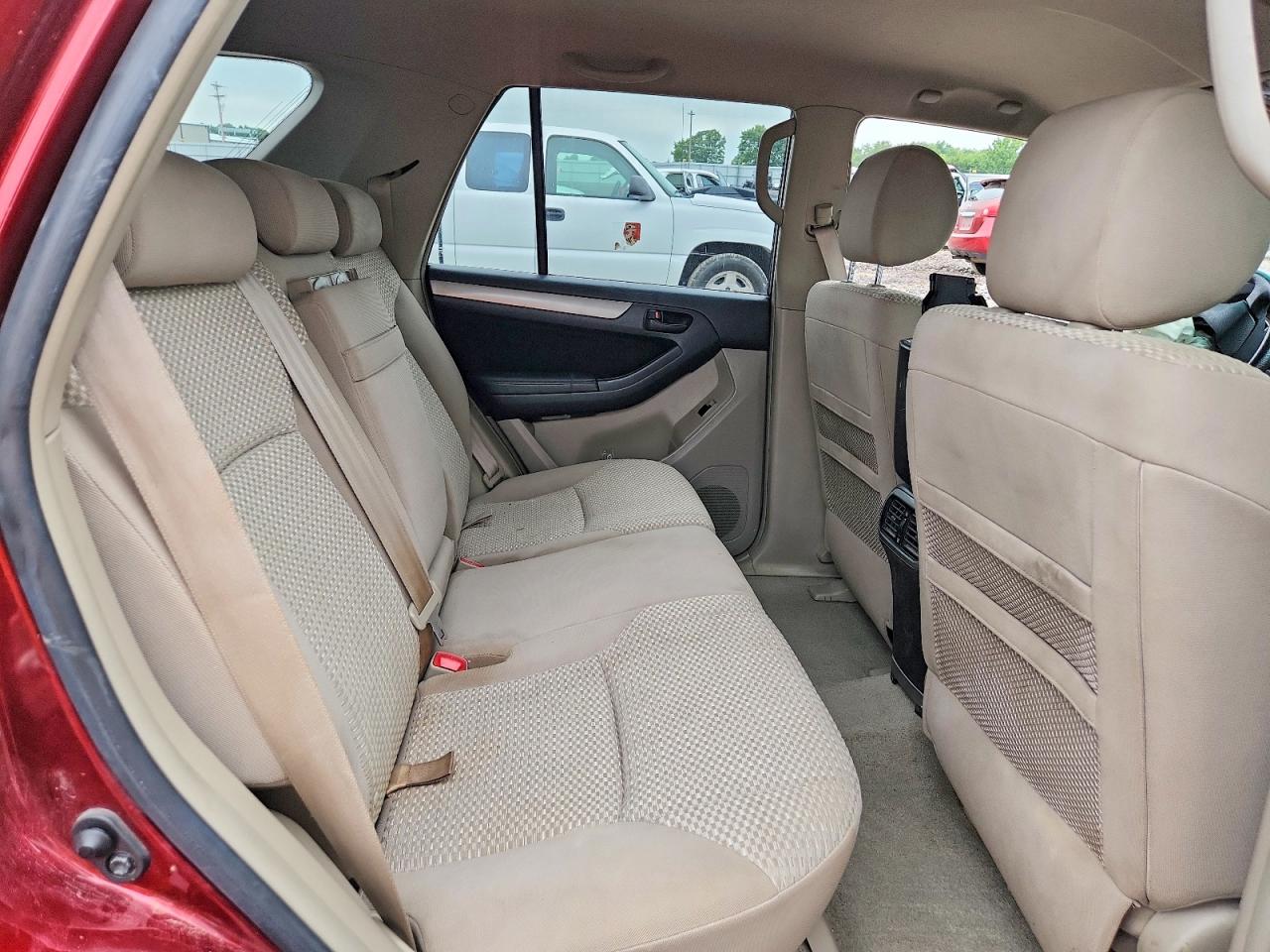 2007 Toyota 4runner Sr5 Red vin: JTEBU14R778095451