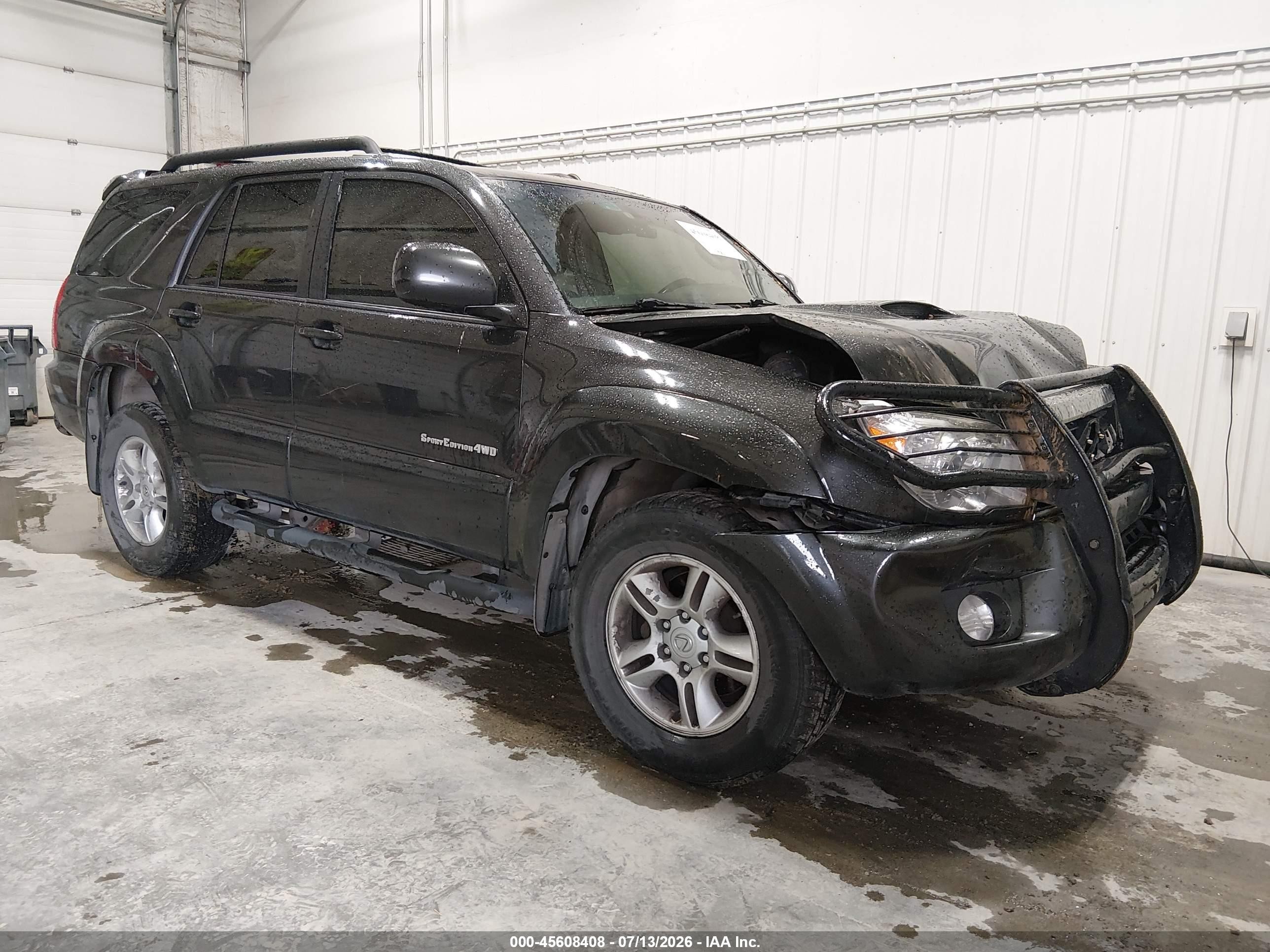 2007 Toyota 4runner Sr5 Sport Gray vin: JTEBU14R778097376