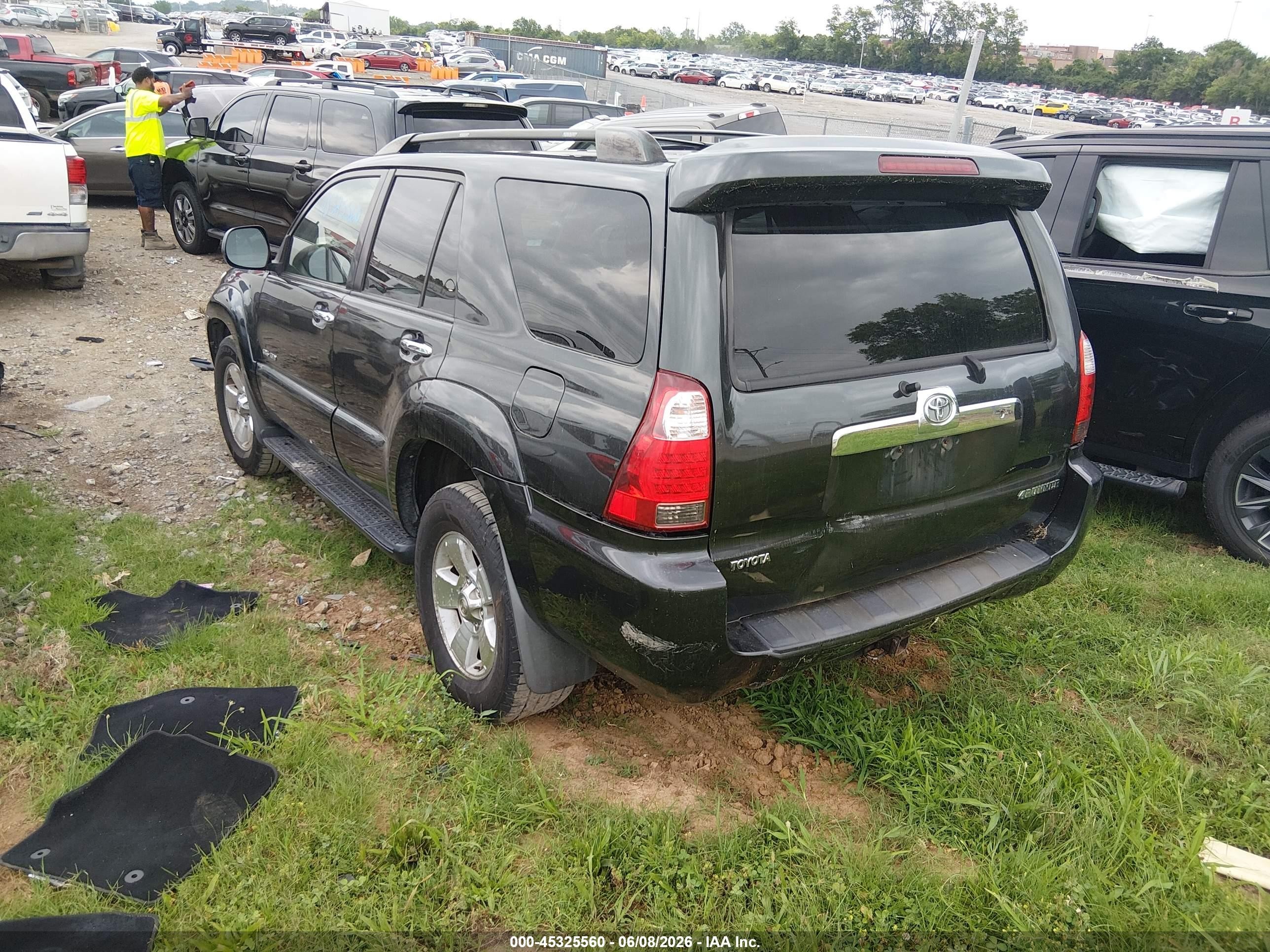 2007 Toyota 4runner Sr5 V6 Черный vin: JTEBU14R778106139