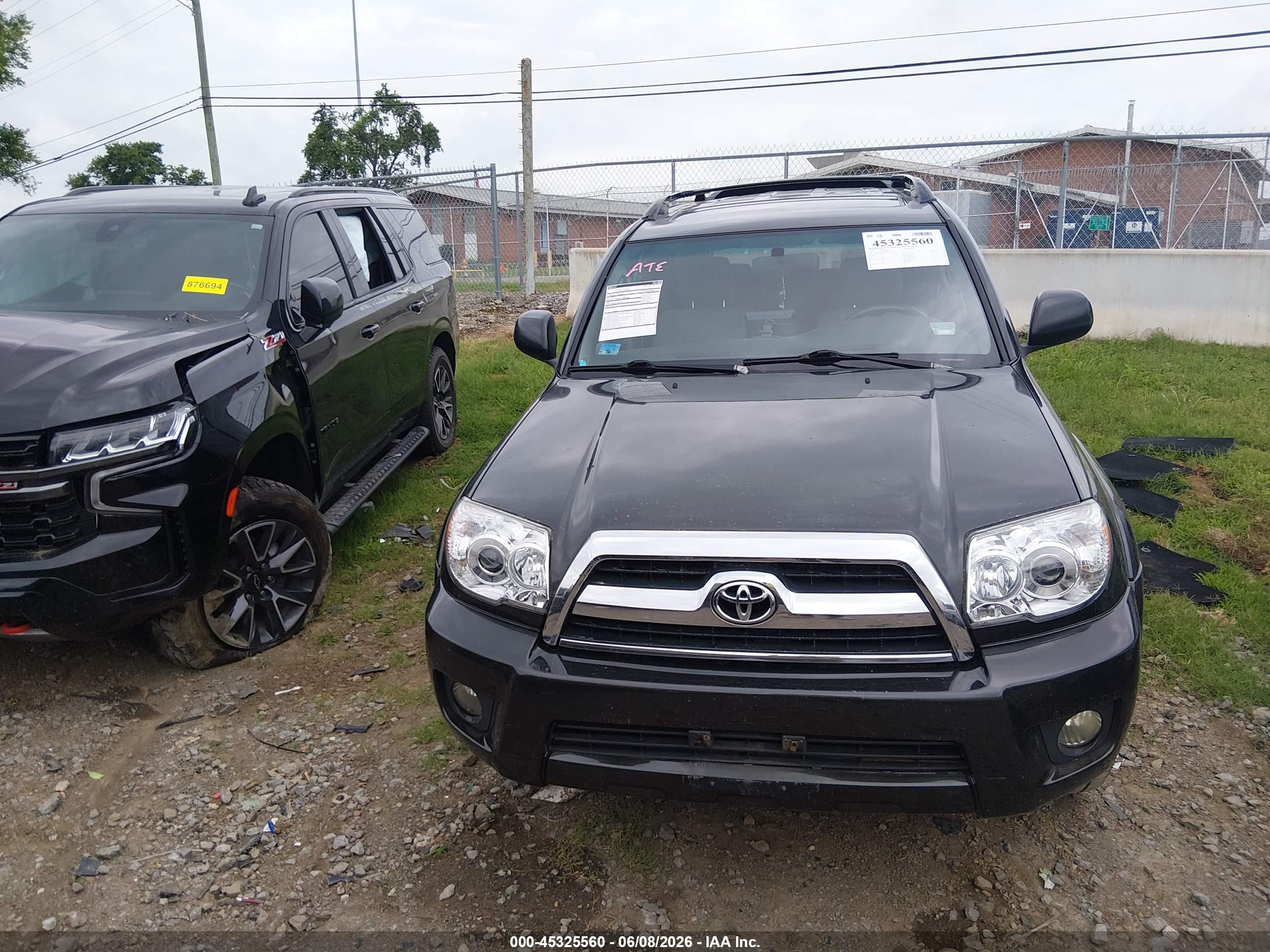 2007 Toyota 4runner Sr5 V6 Черный vin: JTEBU14R778106139