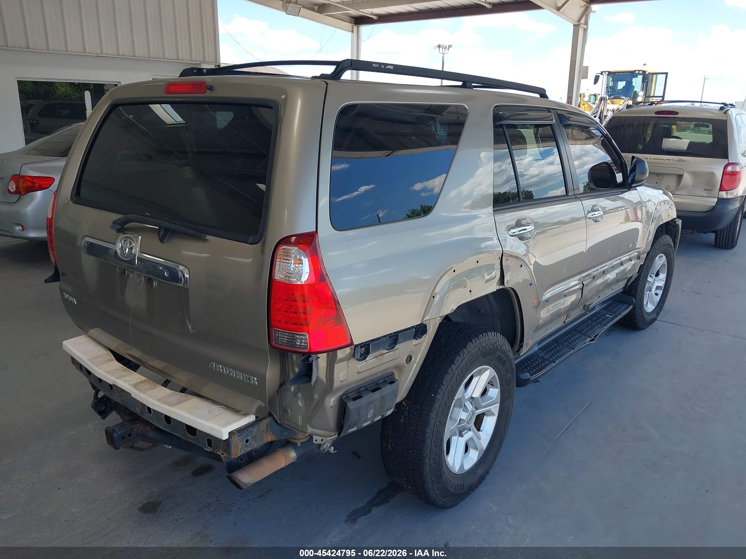2008 Toyota 4runner Sr5 V6 Beige vin: JTEBU14R78K005350