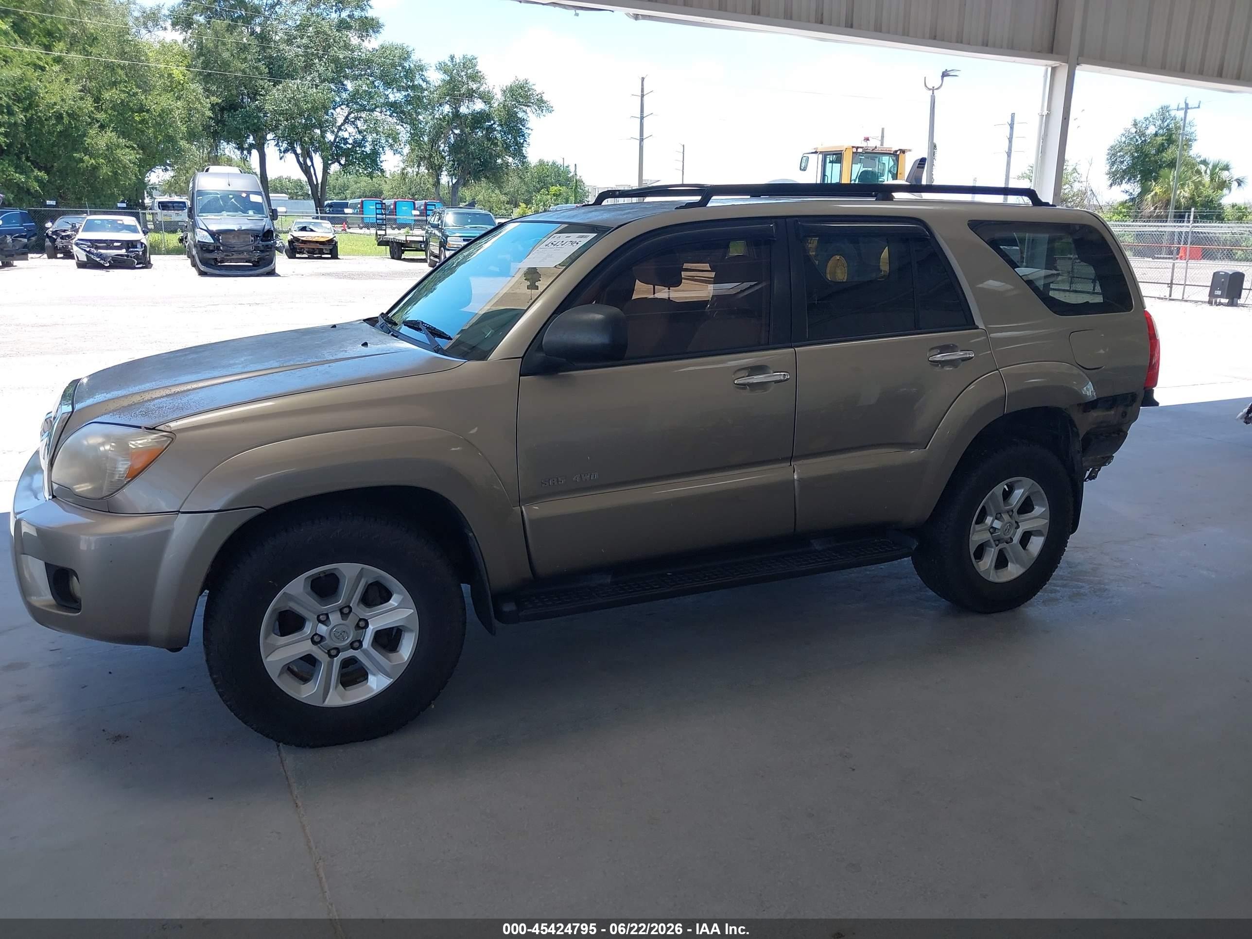 2008 Toyota 4runner Sr5 V6 Beige vin: JTEBU14R78K005350