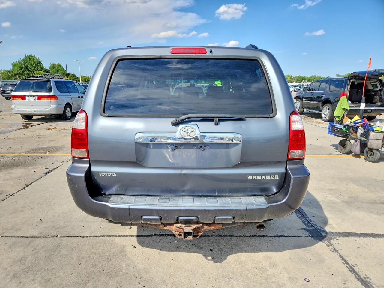 2008 Toyota 4runner Sr5 Gray vin: JTEBU14R78K010712