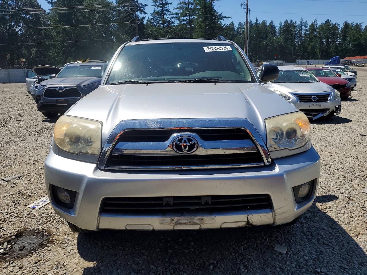 2008 Toyota 4runner Sr5 Silver vin: JTEBU14R78K015098