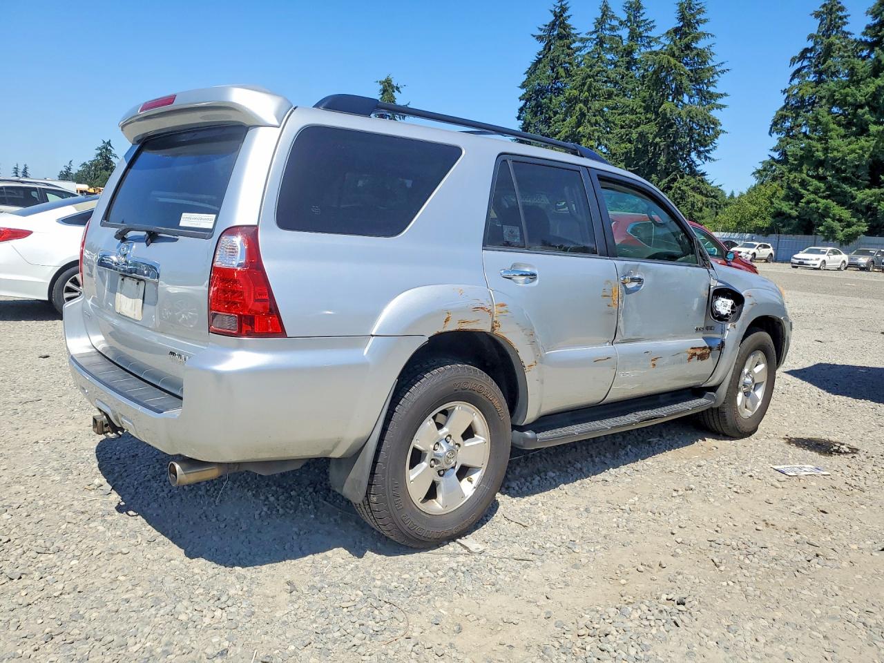 2008 Toyota 4runner Sr5 Silver vin: JTEBU14R78K015098