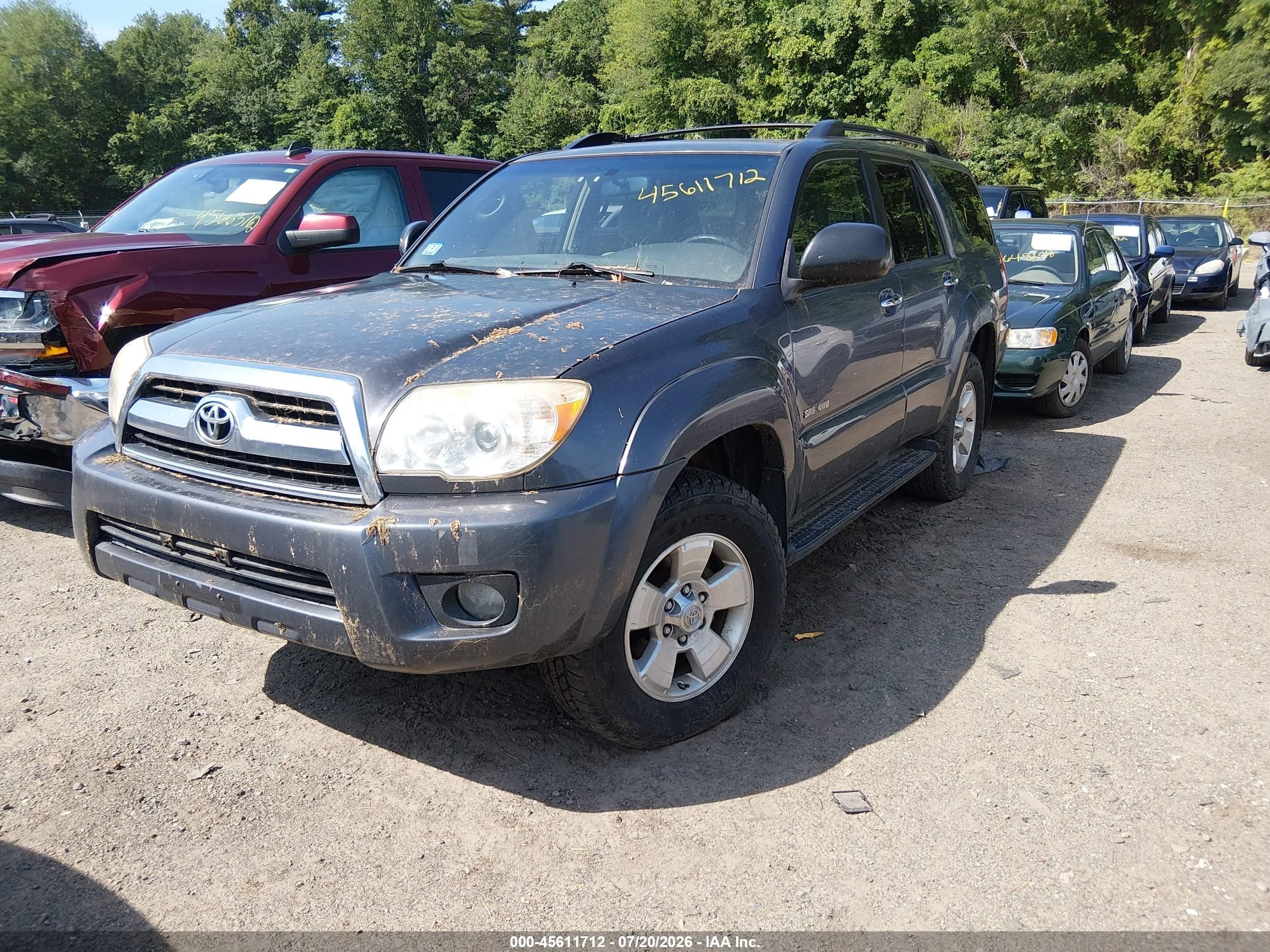 2008 Toyota 4runner Sr5 V6 Синий vin: JTEBU14R78K021774