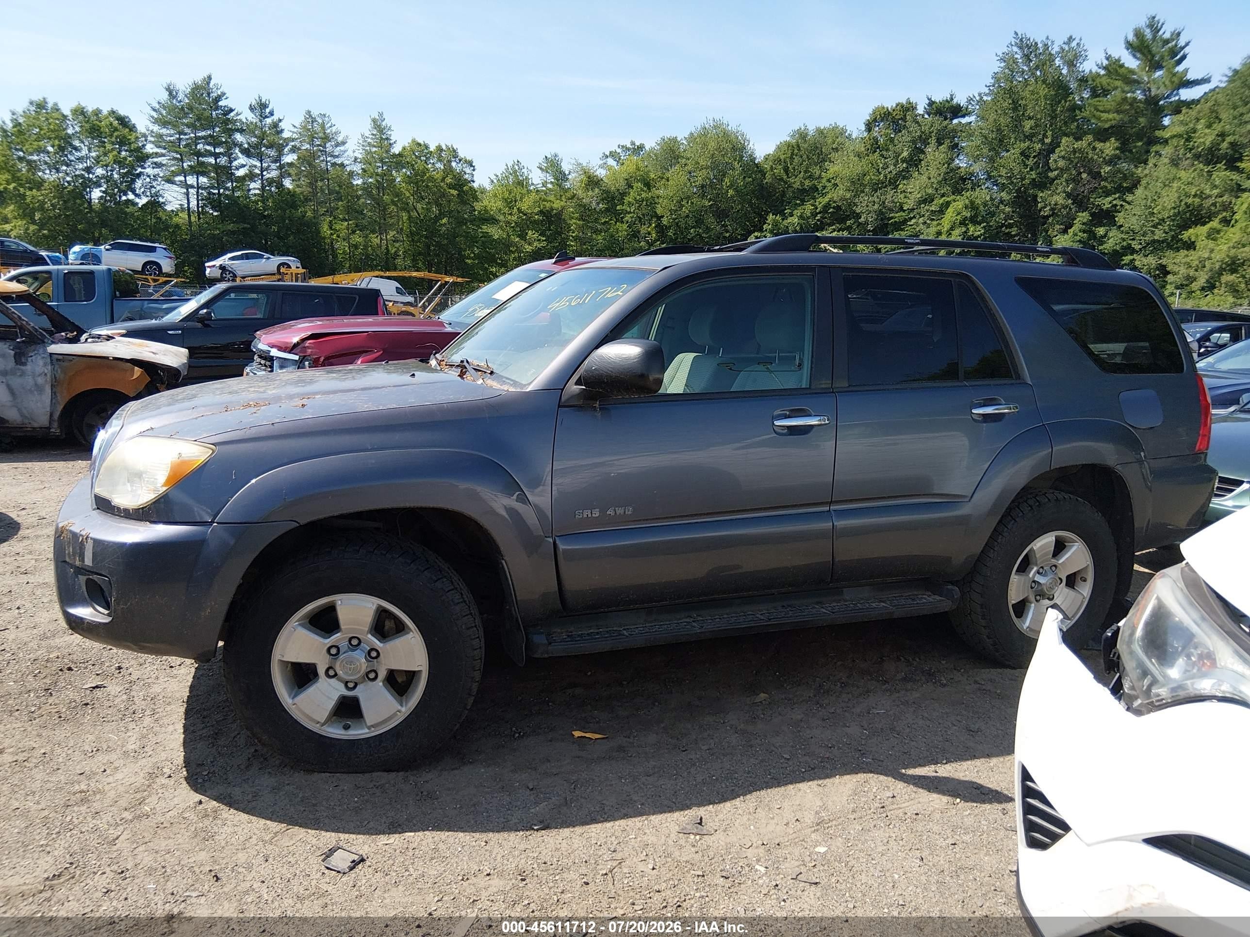 2008 Toyota 4runner Sr5 V6 Синий vin: JTEBU14R78K021774