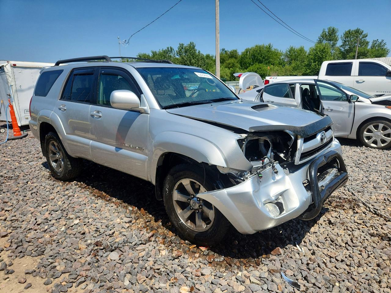 2008 Toyota 4runner Sport Edition Silver vin: JTEBU14R78K026490