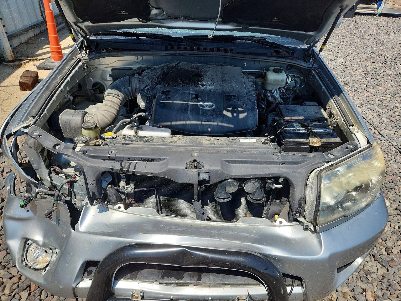 2008 Toyota 4runner Sport Edition Silver vin: JTEBU14R78K026490